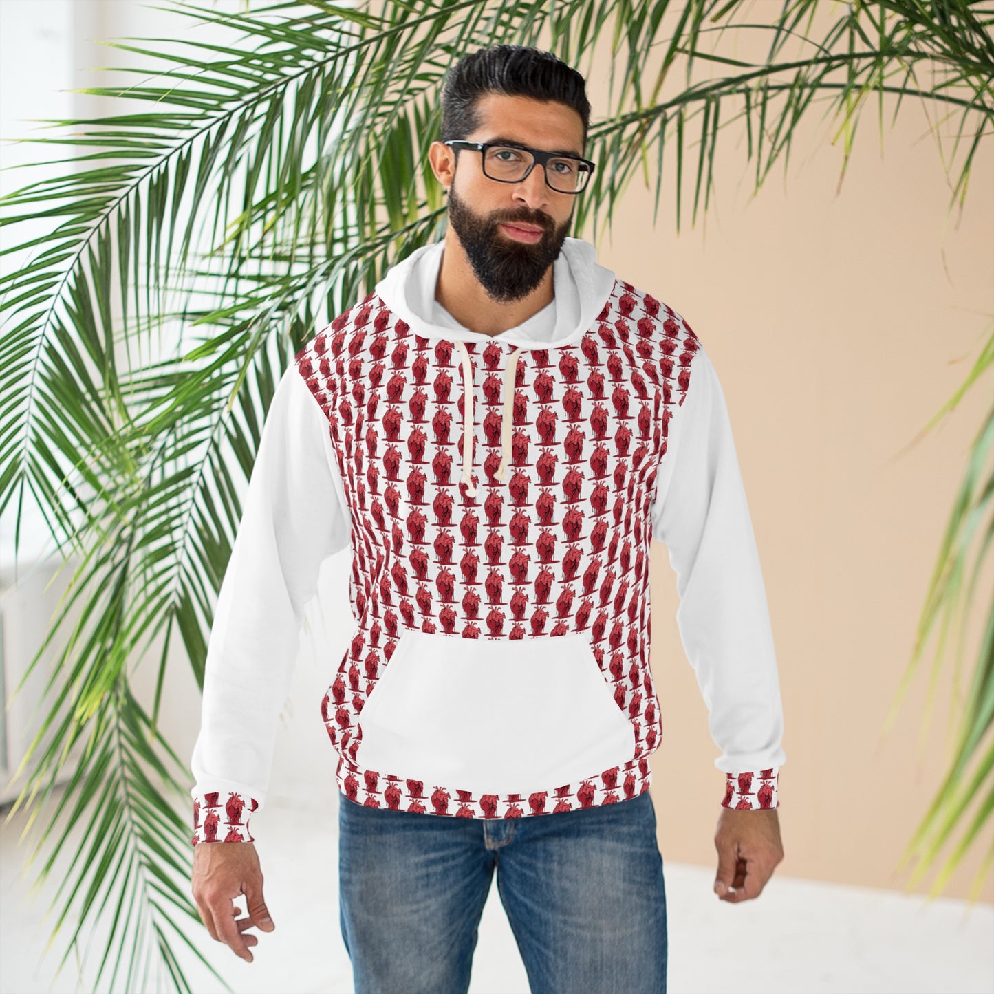 KrazyBaby425's Heart Melt On Cuffs Unisex Pullover Hoodie