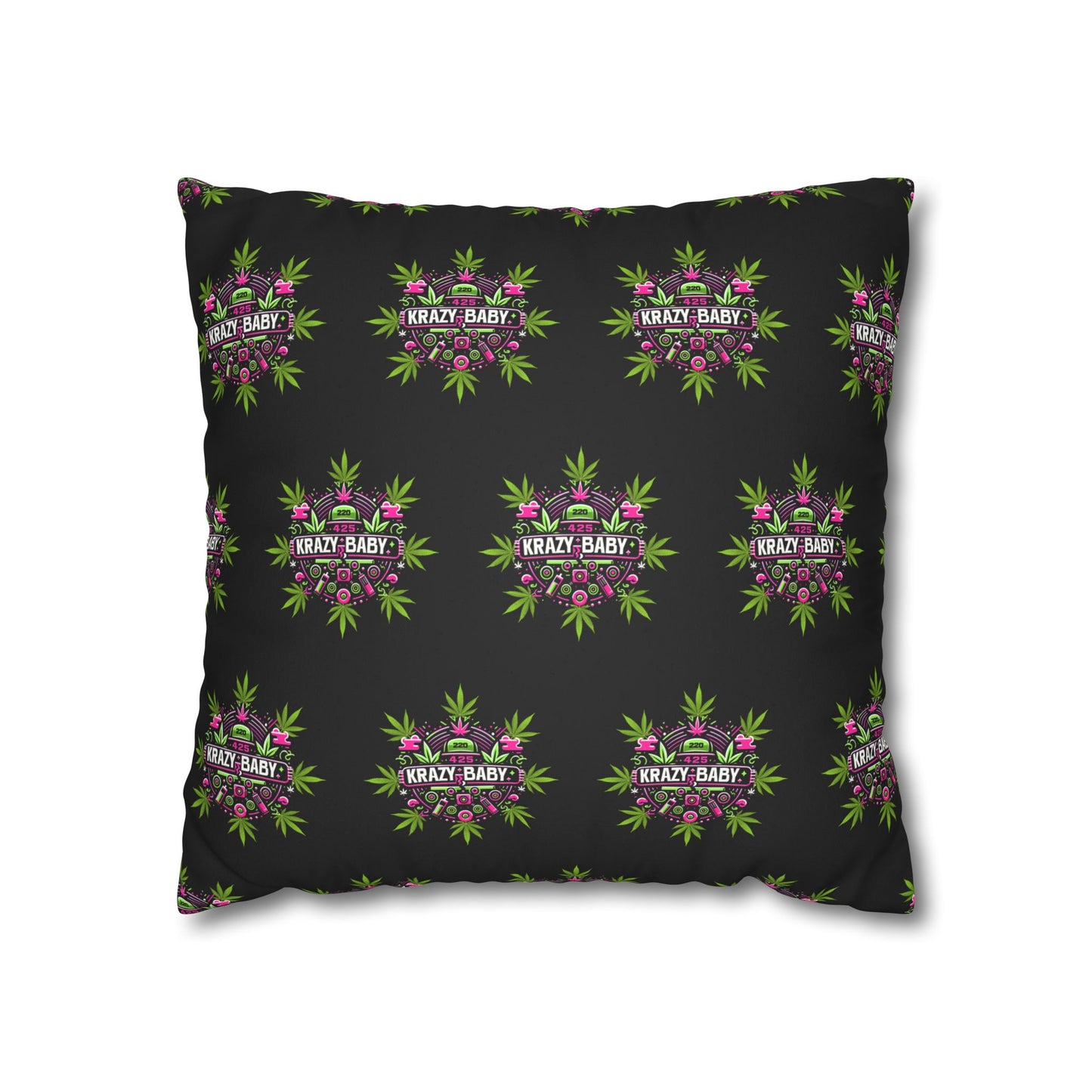 KrazyBaby425's KrazyBaby420 Faux Suede Square Pillowcase