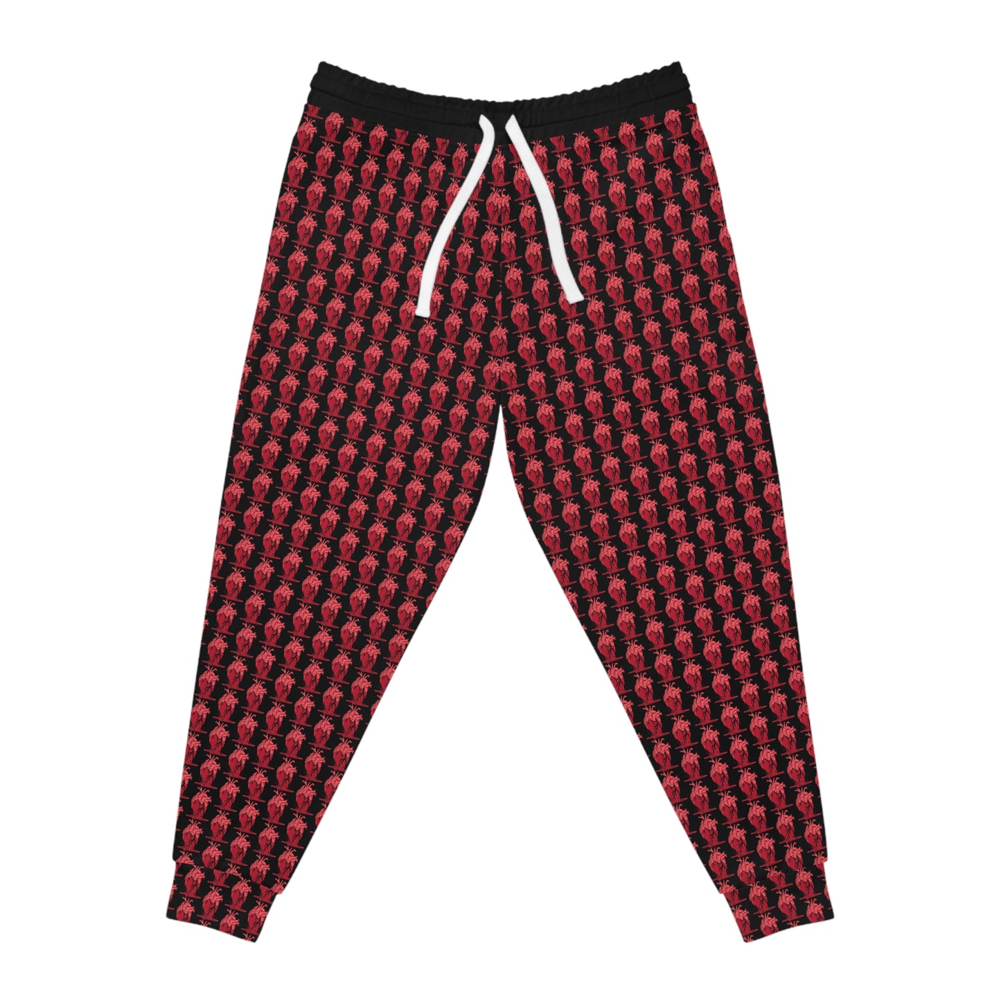 KrazyBaby425's Heart Melt Skull Athletic Joggers