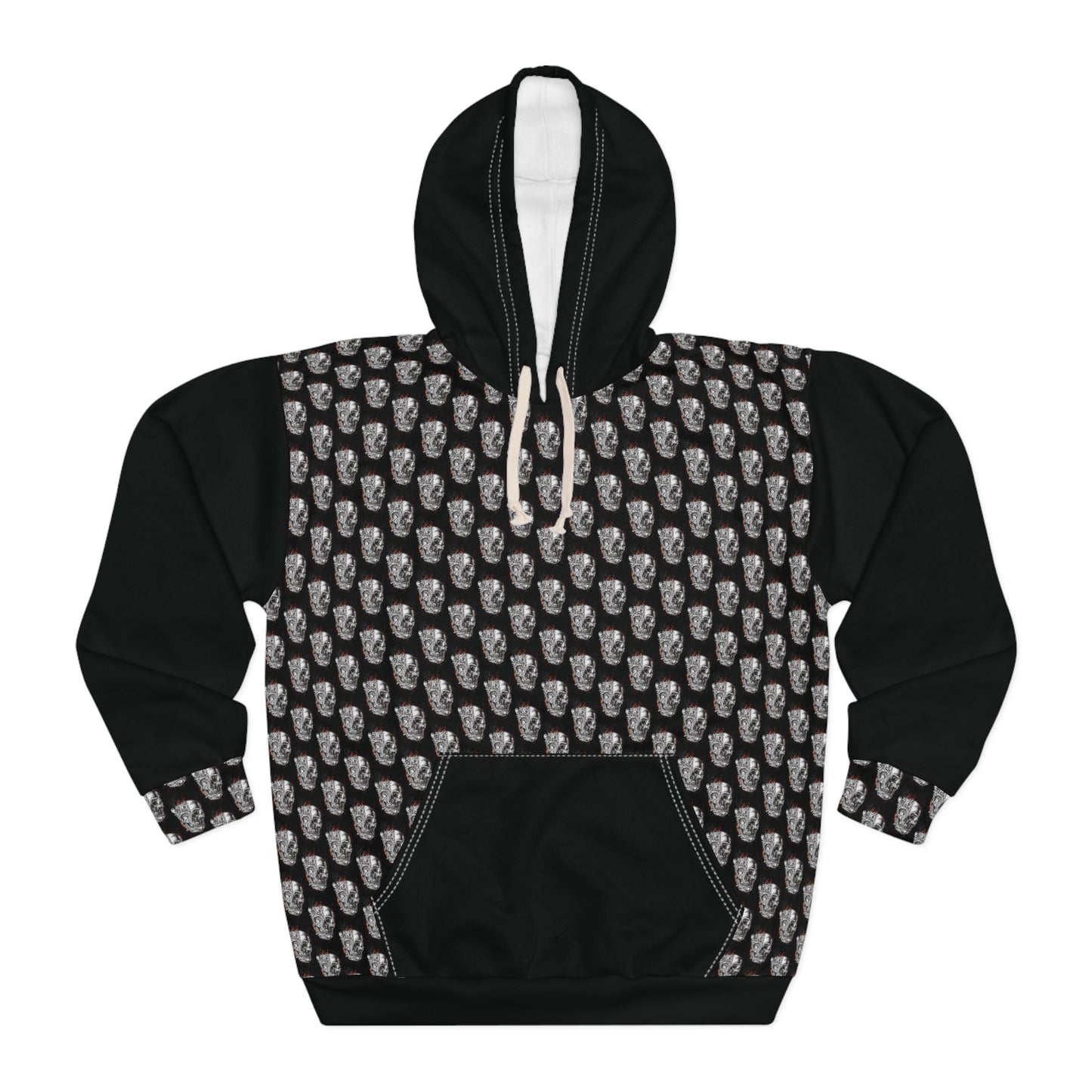 KrazyBaby425's DKB Skull Cuff Unisex Pullover Hoodie