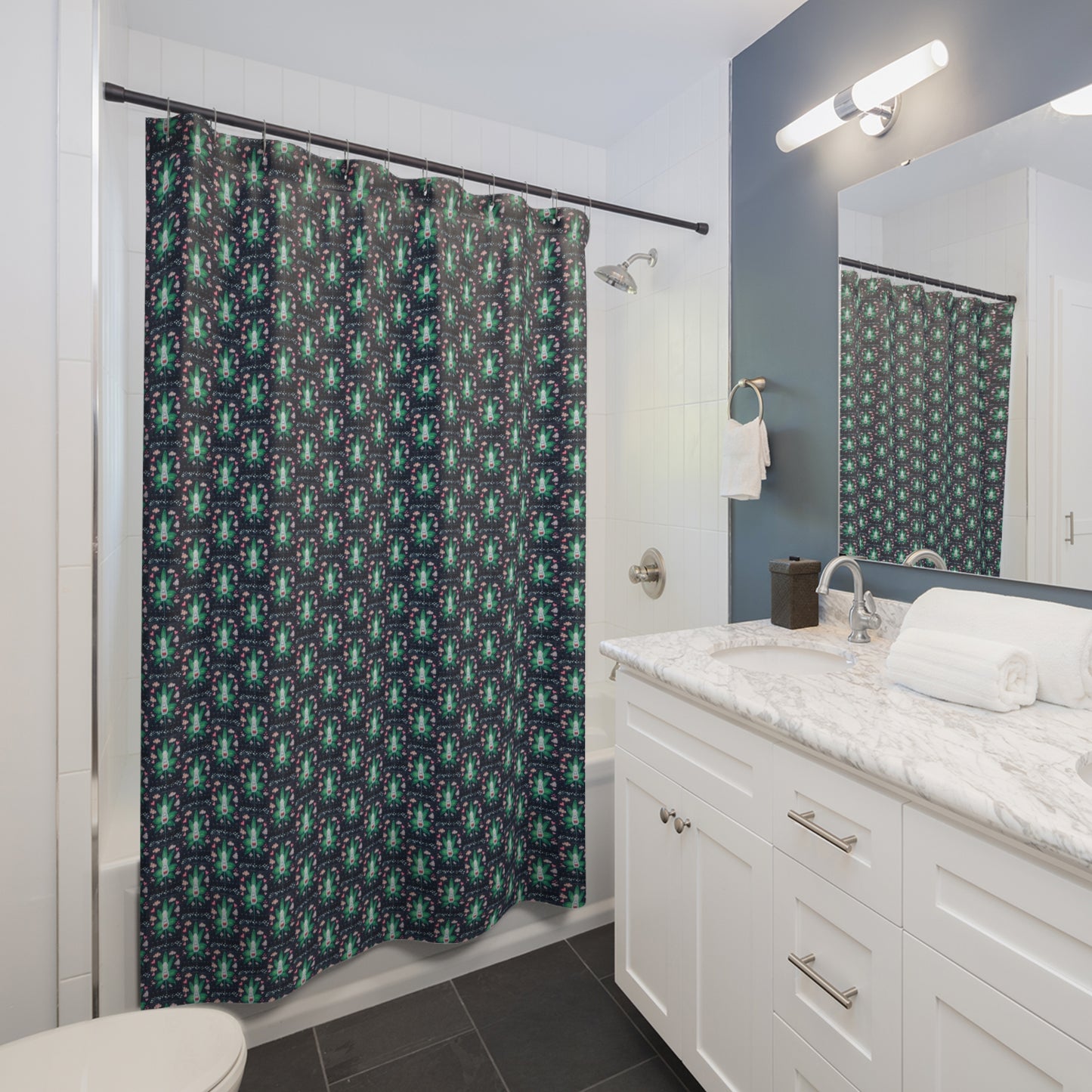 KrazyBaby425's Visine Shower Curtains