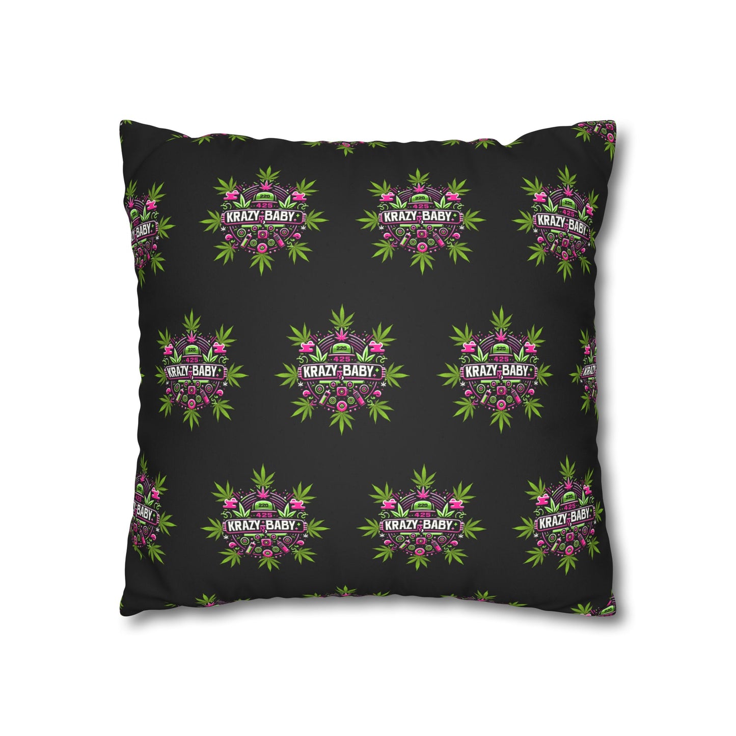 KrazyBaby425's KrazyBaby420 Faux Suede Square Pillowcase