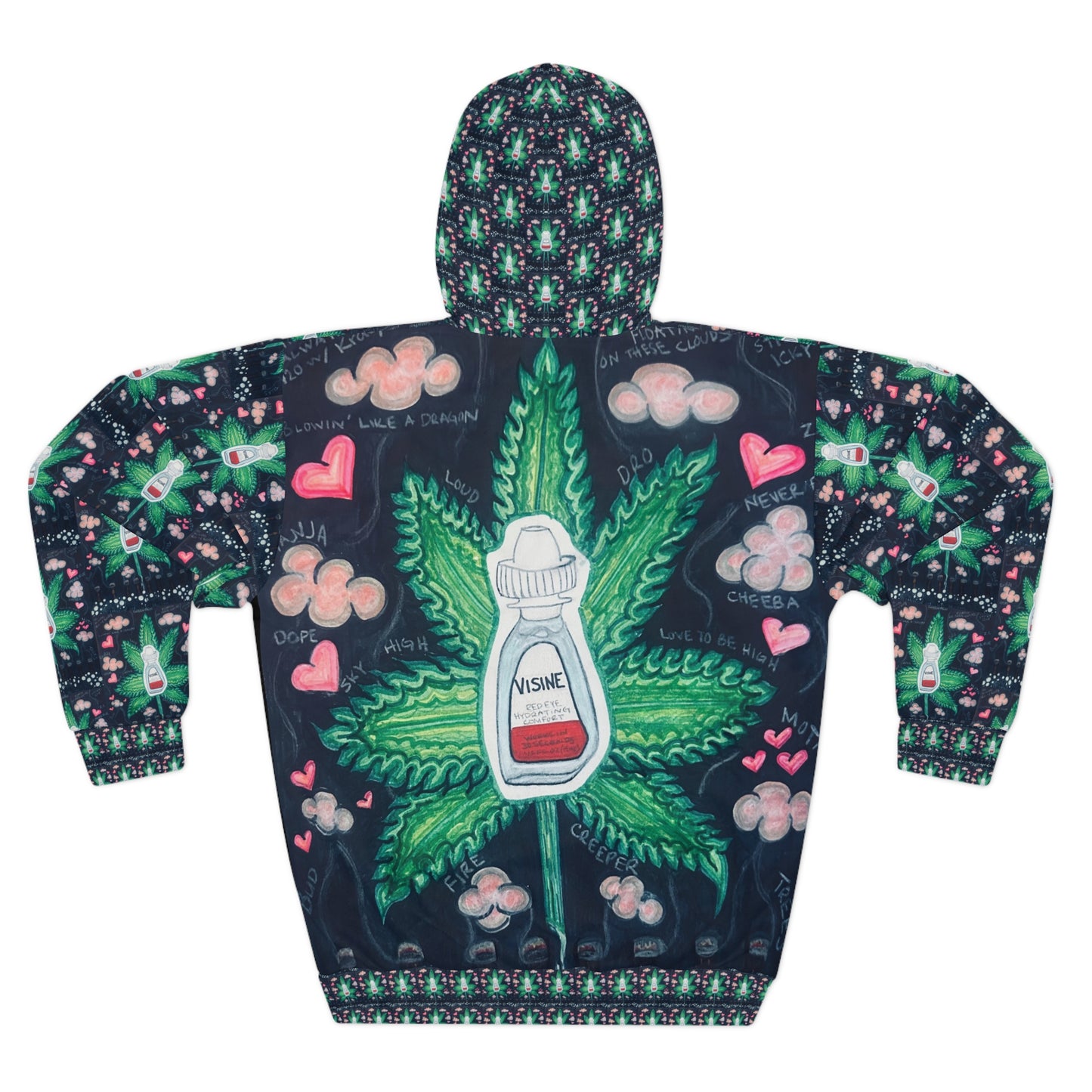 KrazyBaby425's Large Visine Unisex Pullover Hoodie