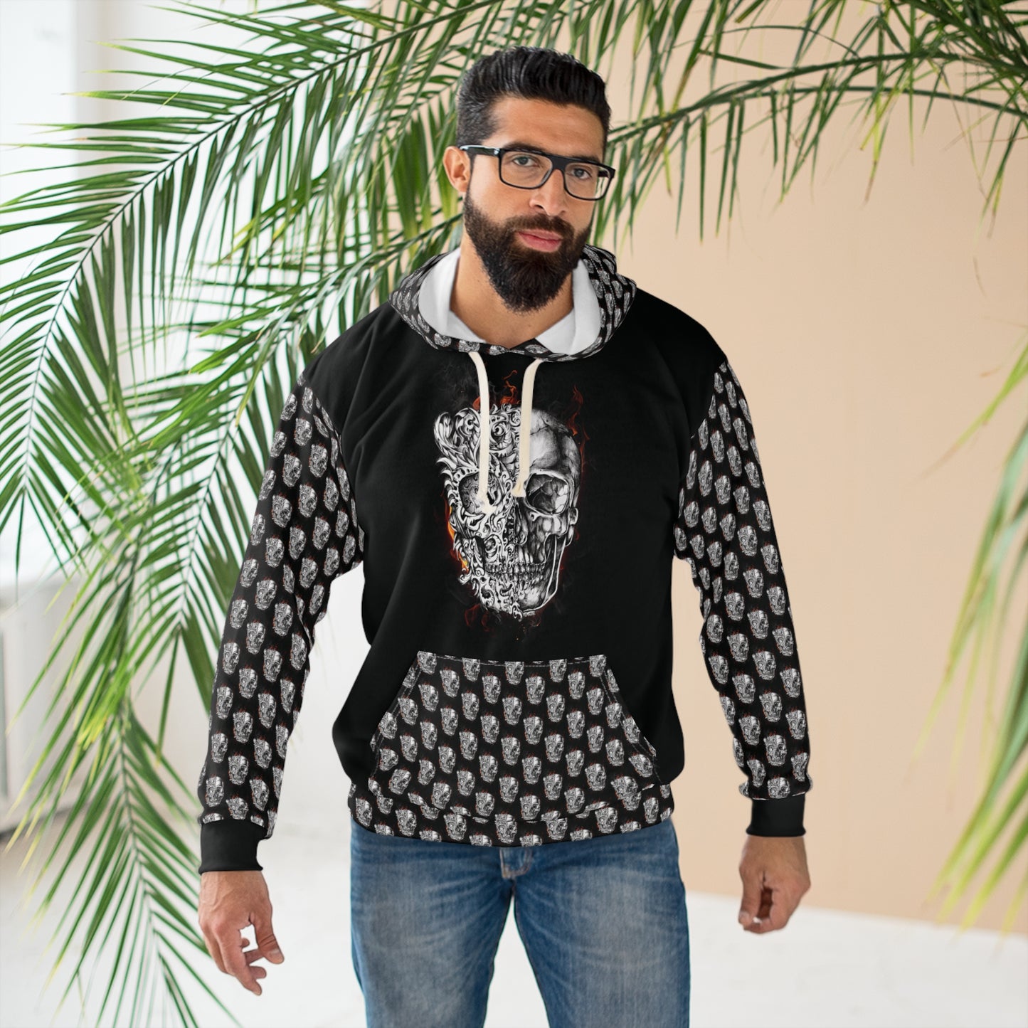 KrazyBaby425's DKB Skull Pocket Unisex Pullover Hoodie