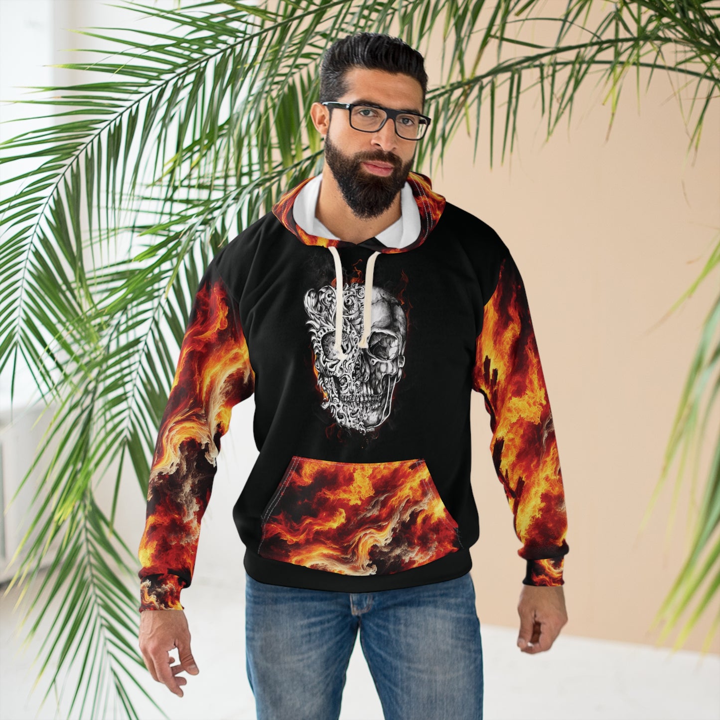 KrazyBaby425's DKB Fire Pocket Unisex Pullover Hoodie