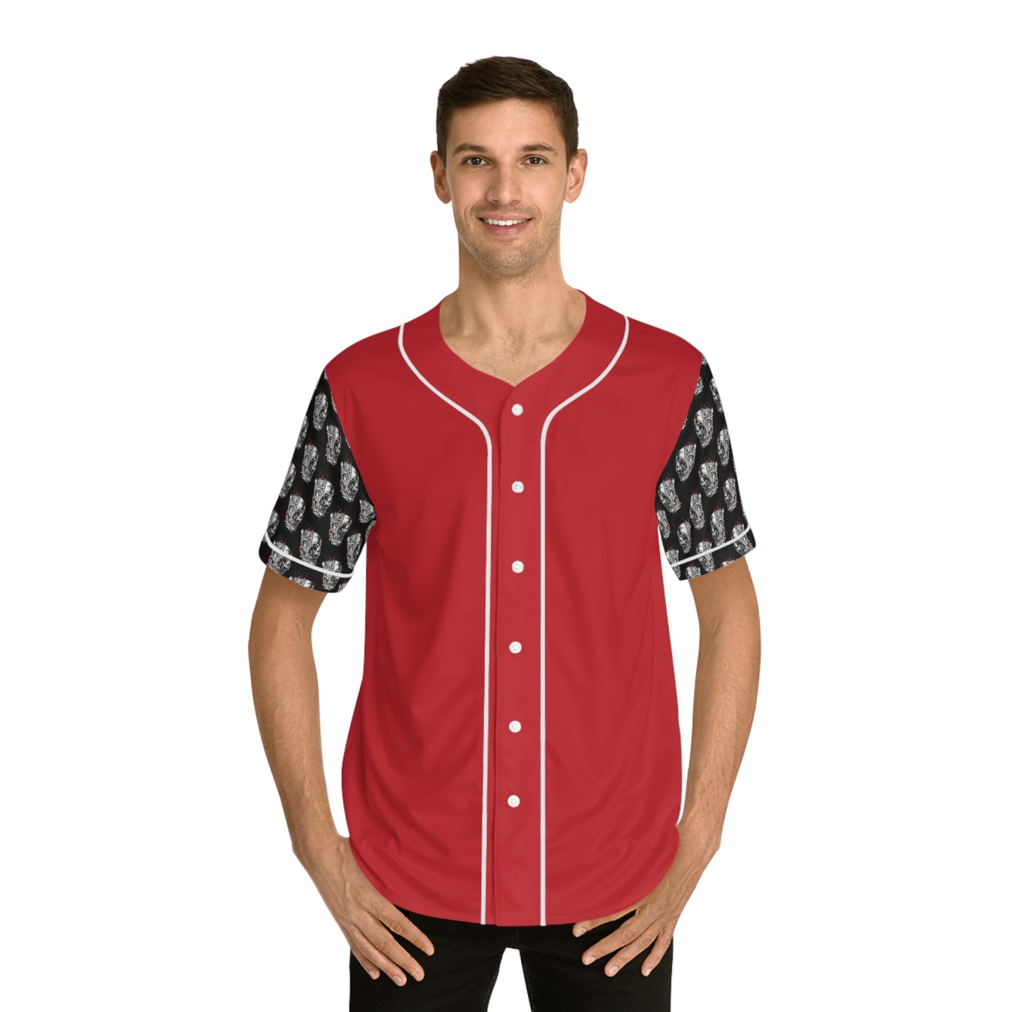 KrazyBaby425's Red DKB Men's Baseball Jersey