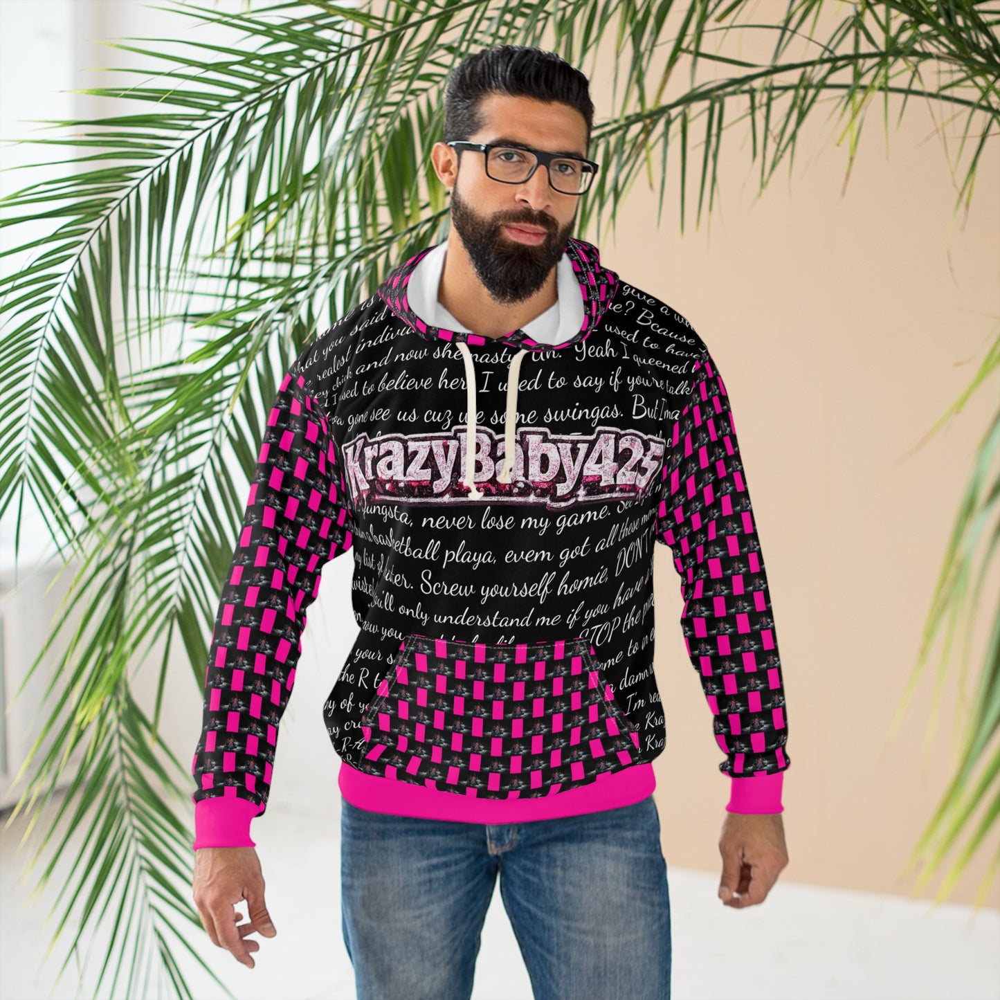 KrazyBaby425's Pink DITR Unisex Pullover Hoodie