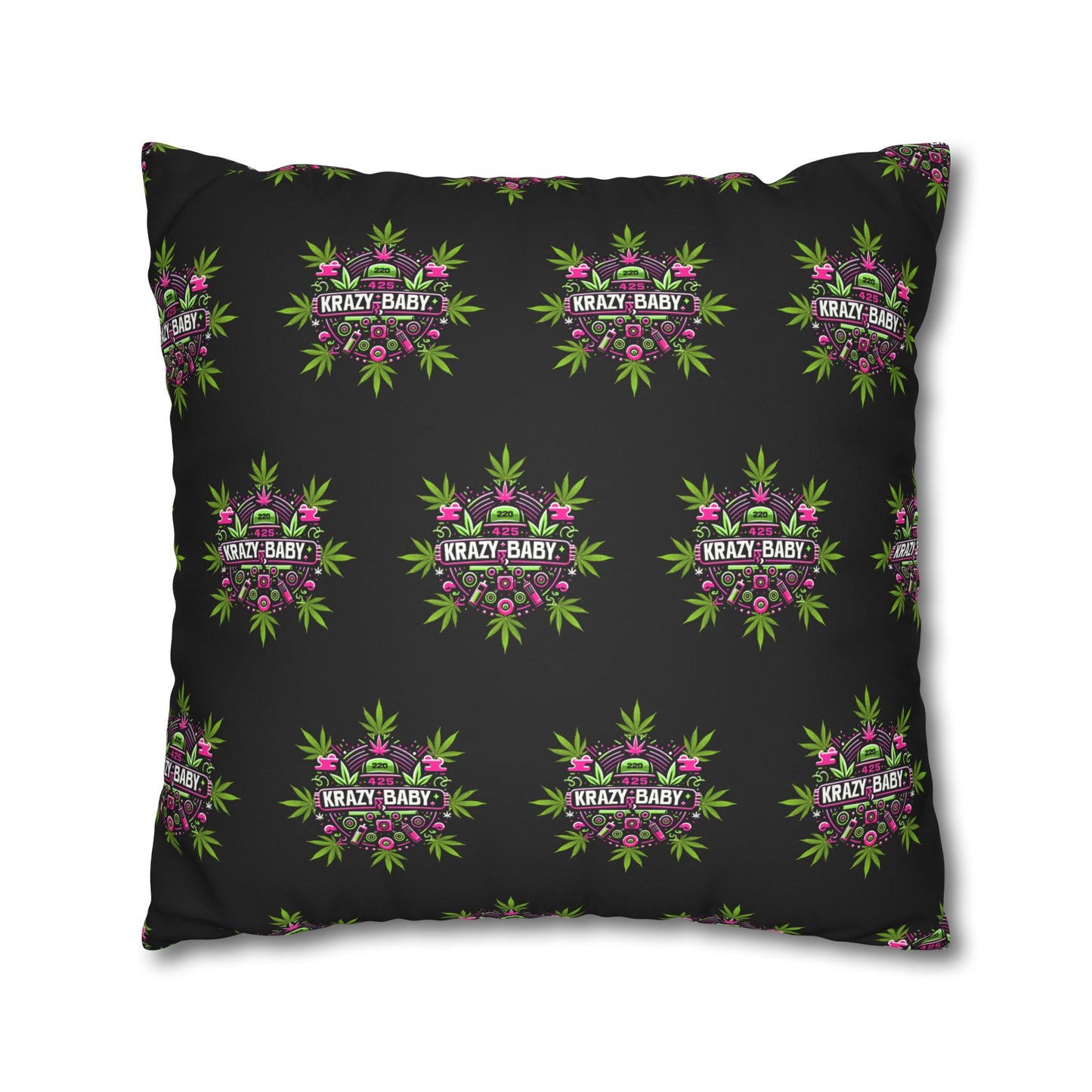 KrazyBaby425's KrazyBaby420 Faux Suede Square Pillowcase