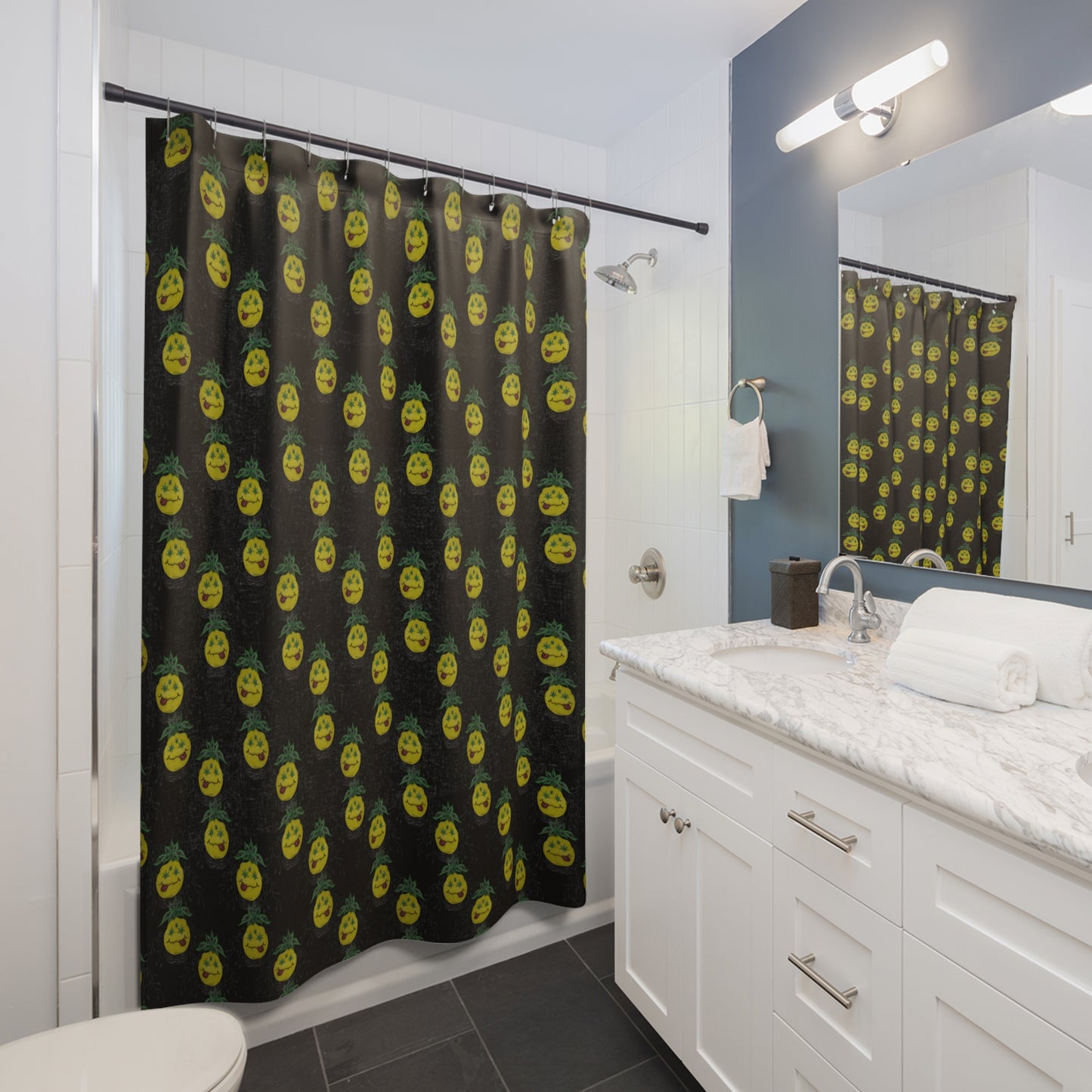KrazyBaby425's Smiley Face Shower Curtains