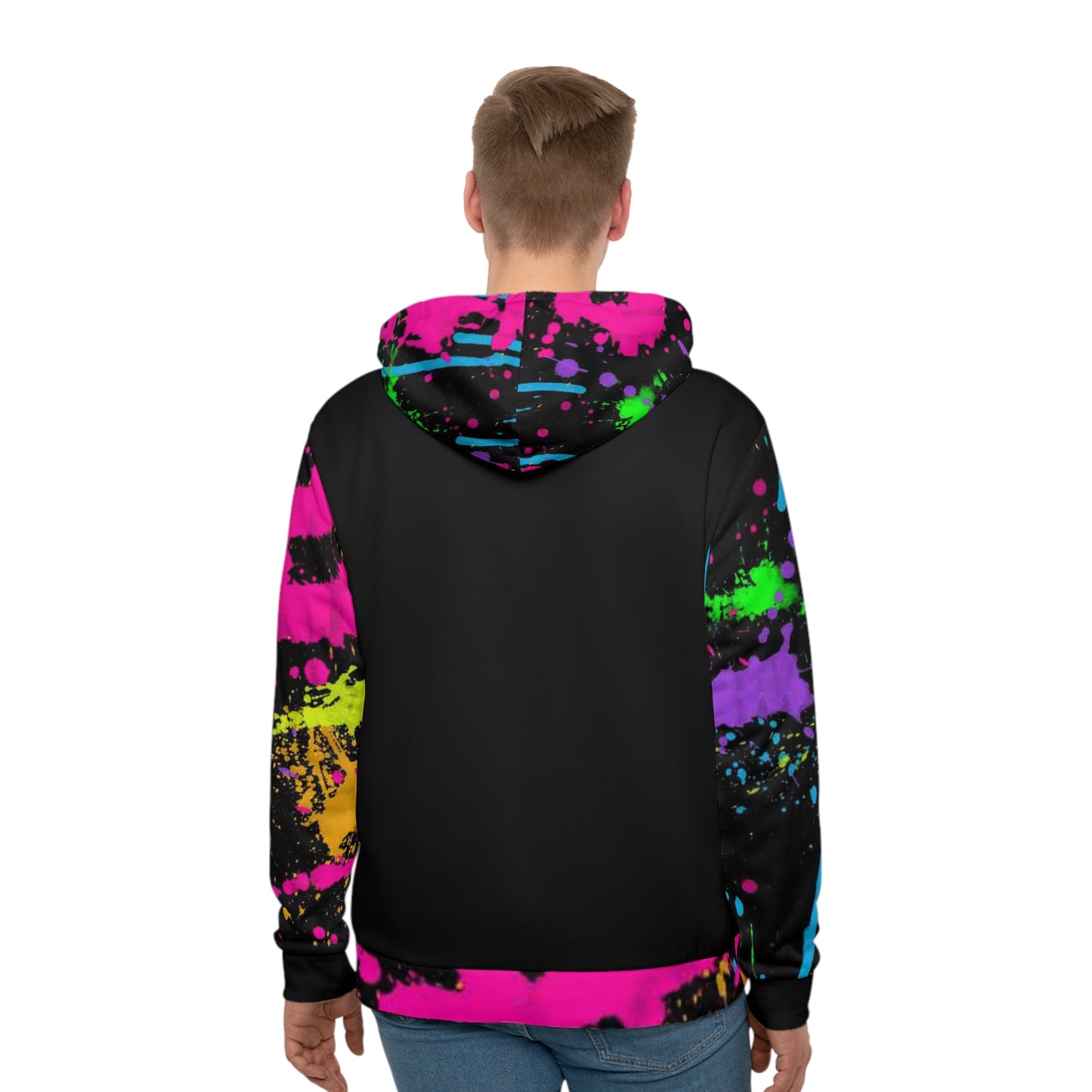 KrazyBaby425's Inverted Spray Paint Men's Hoodie