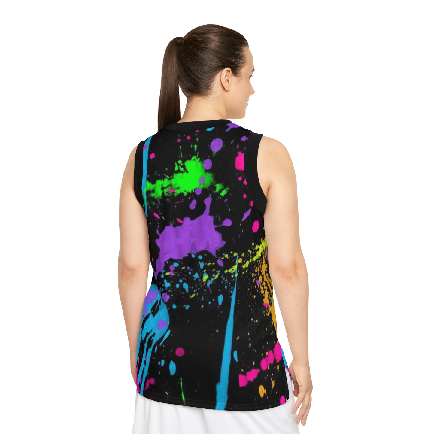 KrazyBaby425's Spray Paint Unisex Basketball Jersey
