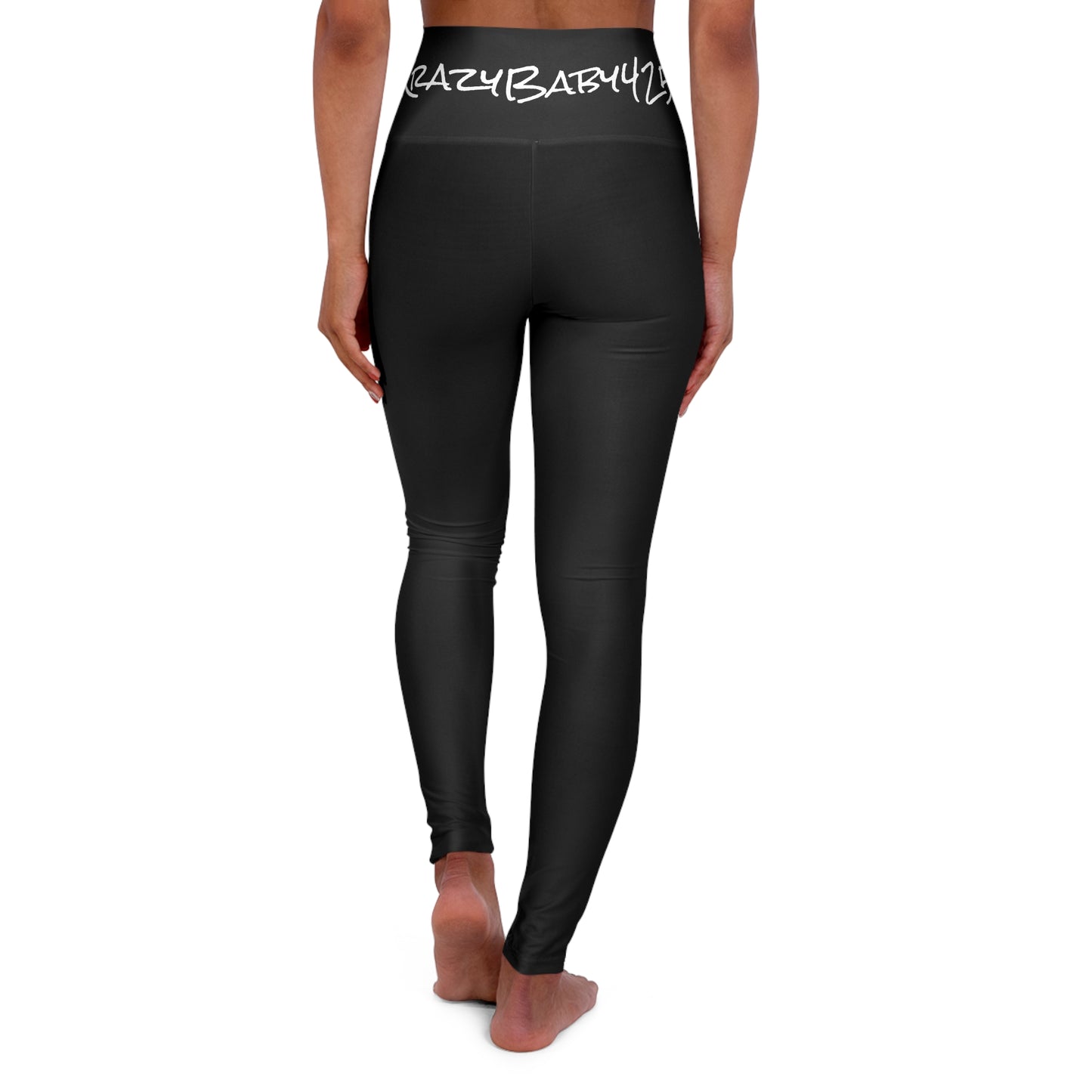 KrazyBaby425's Black High Waisted Yoga Leggings