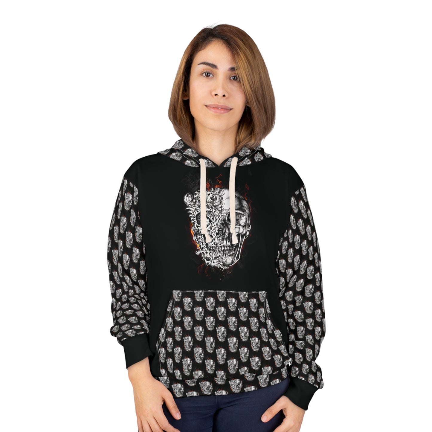 KrazyBaby425's DKB Skull Pocket Unisex Pullover Hoodie