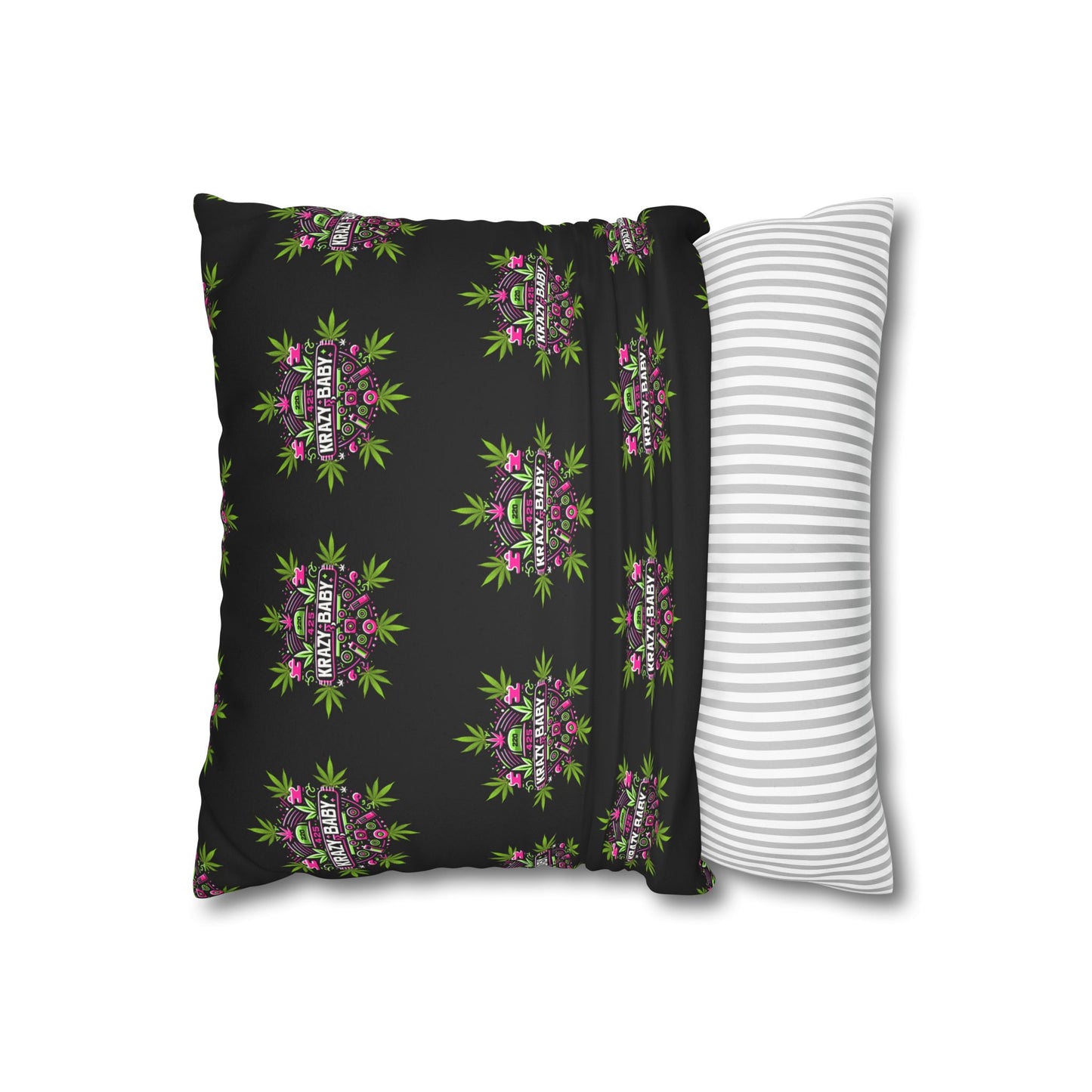 KrazyBaby425's KrazyBaby420 Faux Suede Square Pillowcase