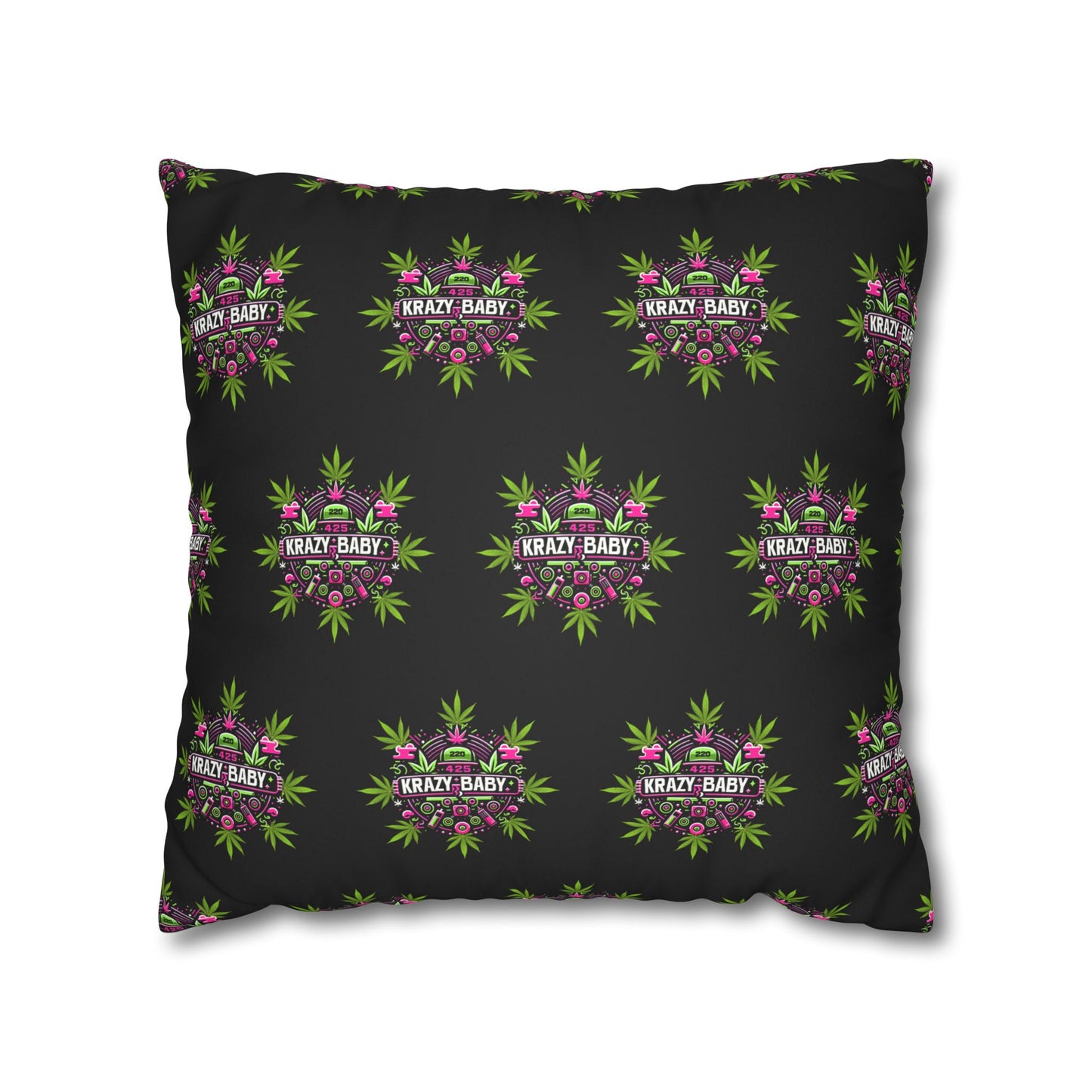 KrazyBaby425's KrazyBaby420 Faux Suede Square Pillowcase