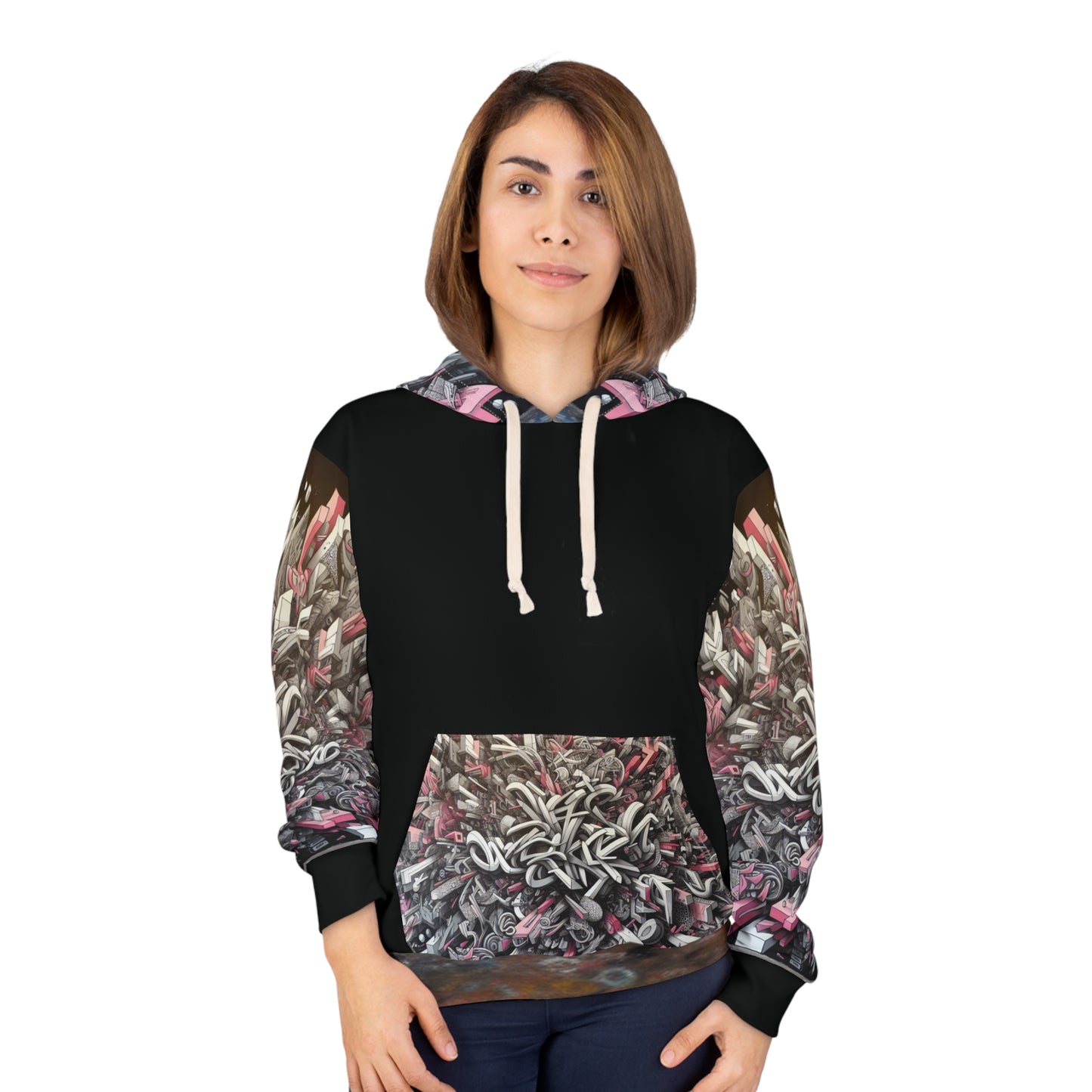 KrazyBaby425's Inverted Graffiti Unisex Pullover Hoodie