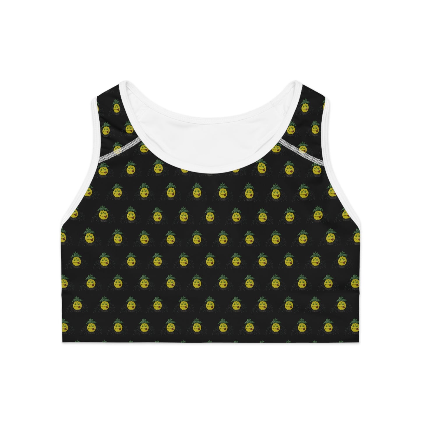 KrazyBaby425's Smiley Face Sports Bra