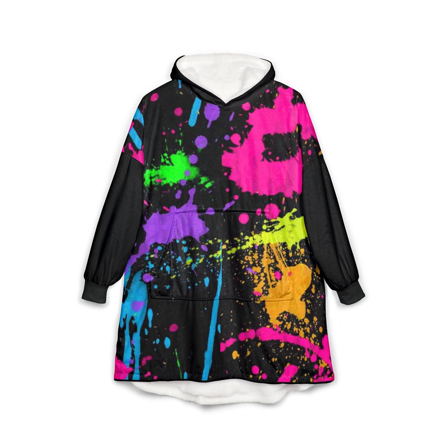 KrazyBaby425's Spray Paint Unisex Hooded Blanket
