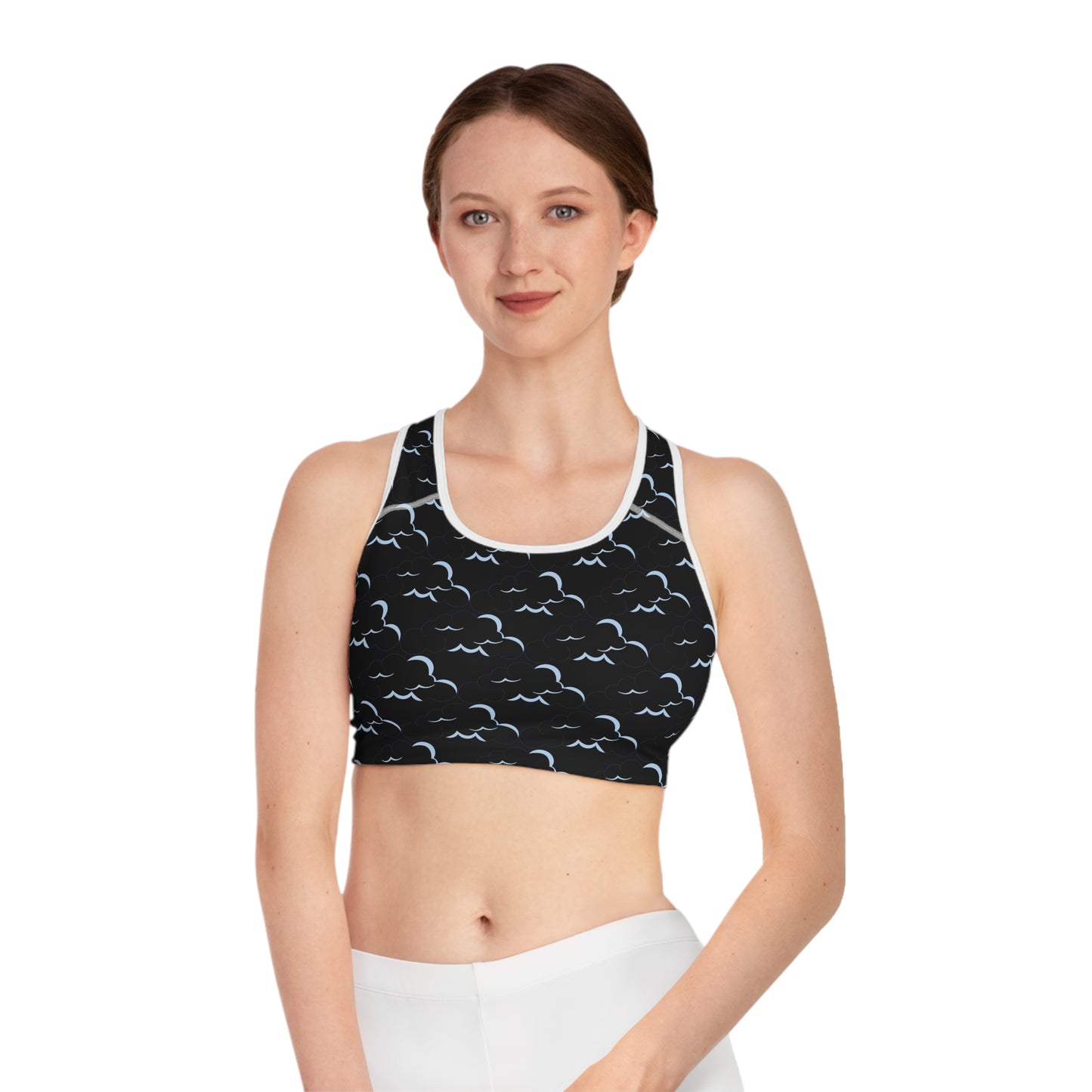 KrazyBaby425's Clouded Sports Bra