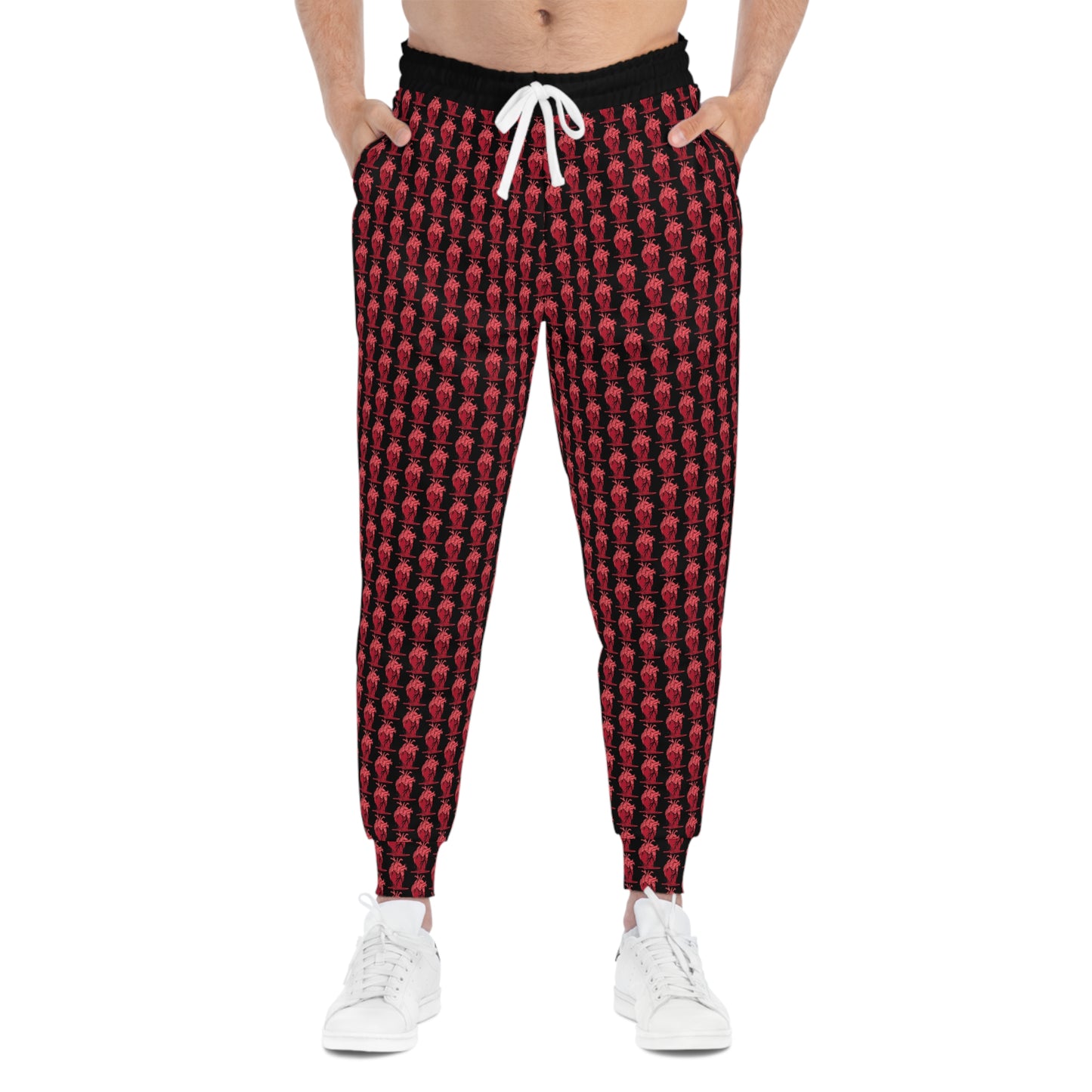 KrazyBaby425's Heart Melt Skull Athletic Joggers