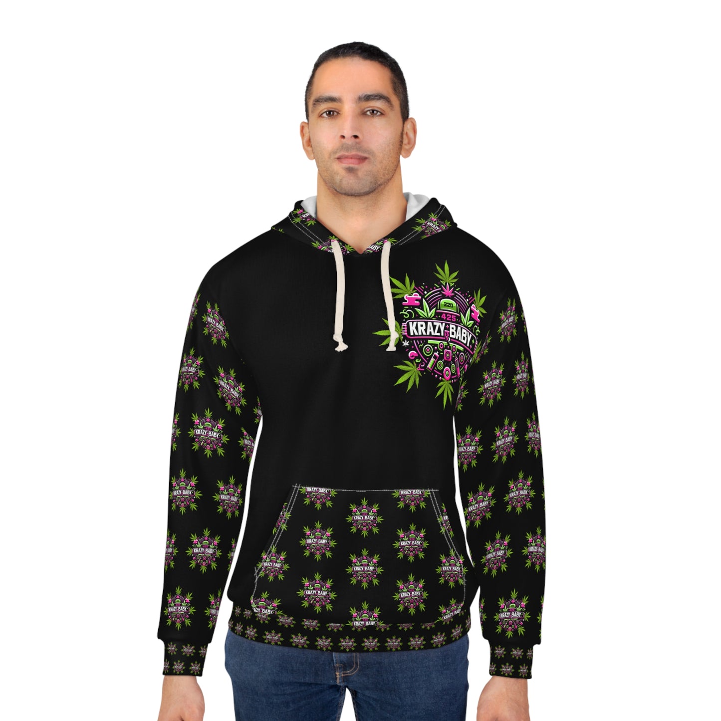 KrazyBaby425's KrazyBaby420 Logo Unisex Pullover Hoodie
