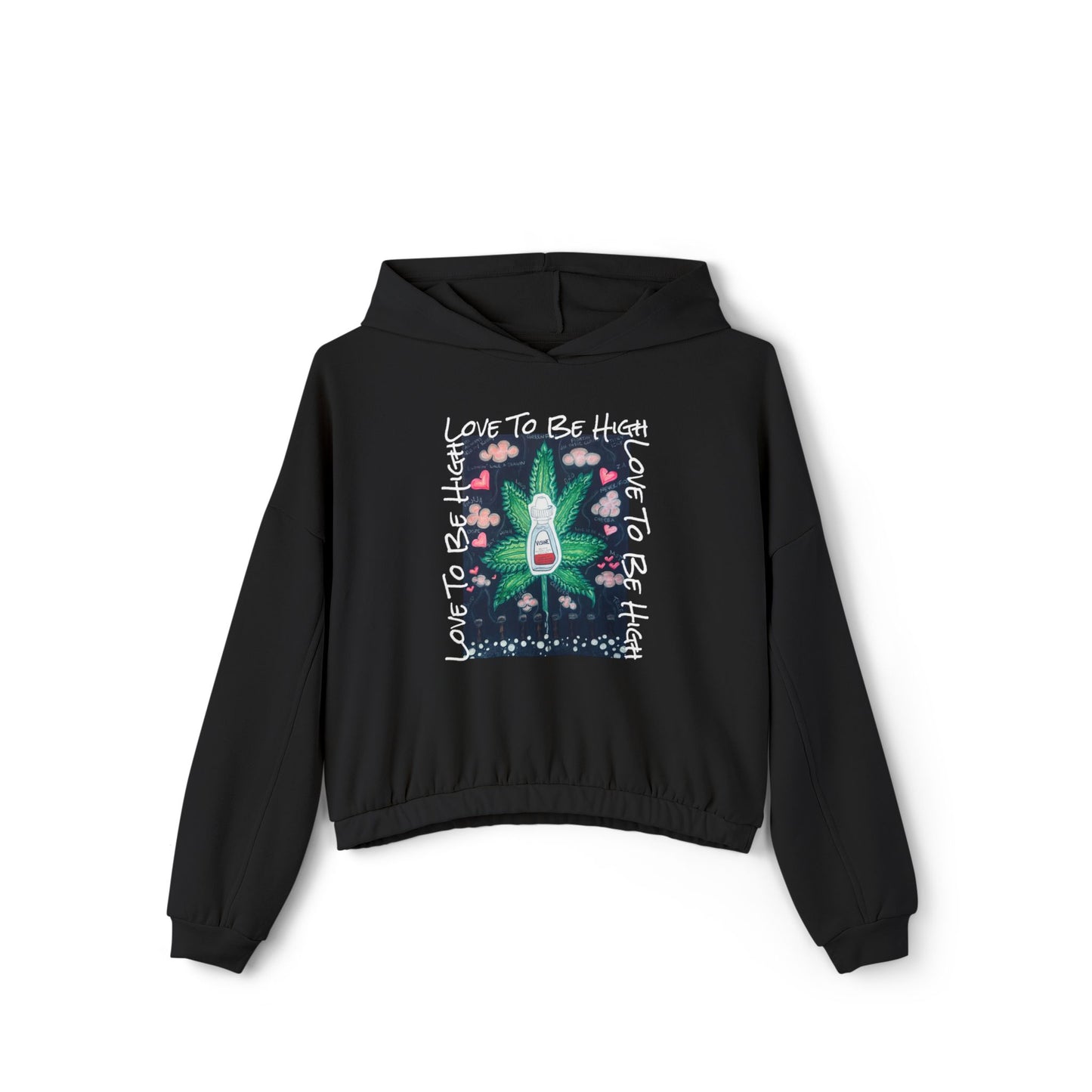 KrazyBaby425's Visine Women's Cinched Bottom Hoodie