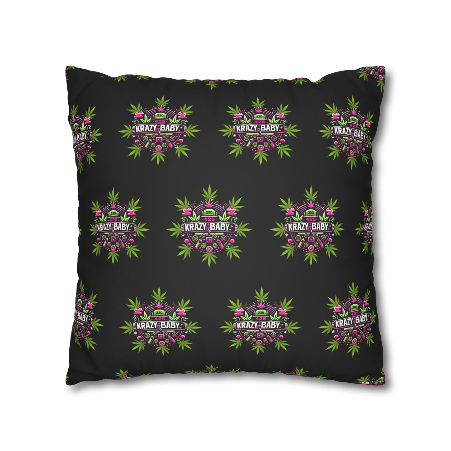 KrazyBaby425's KrazyBaby420 Faux Suede Square Pillowcase