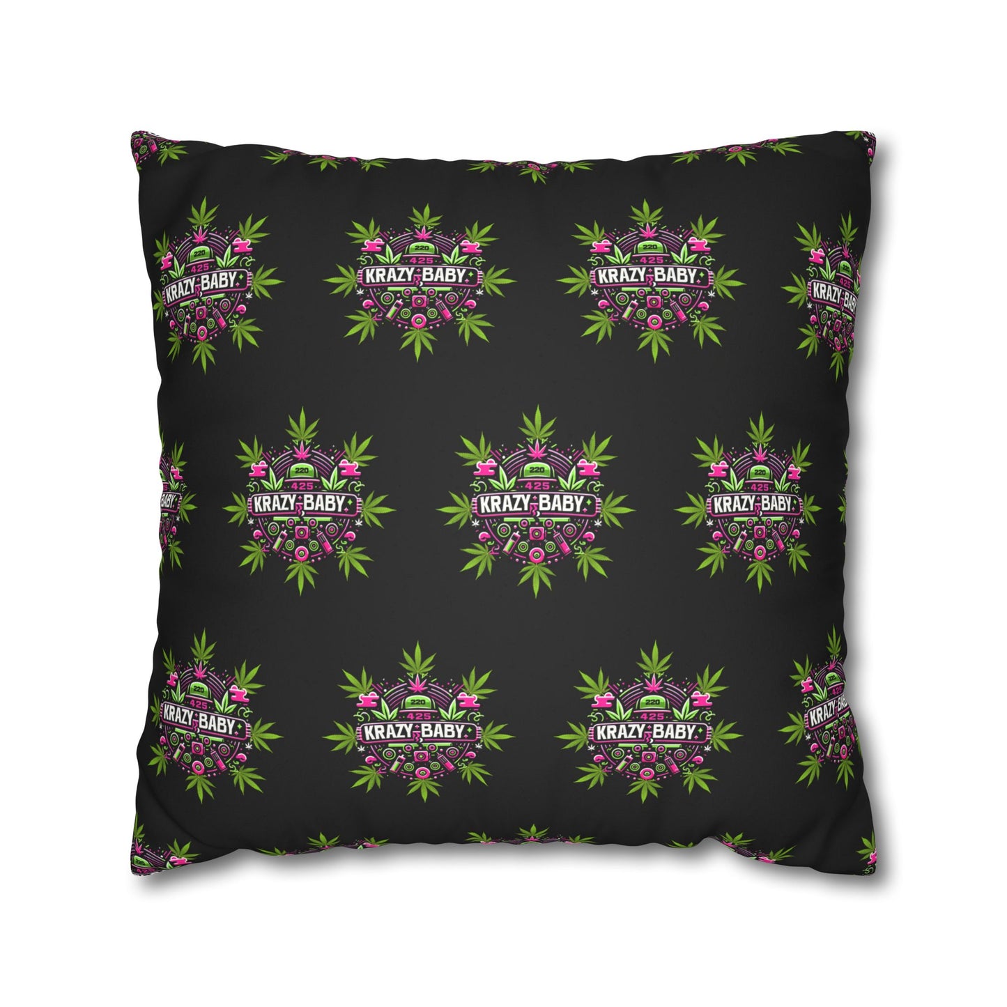 KrazyBaby425's KrazyBaby420 Faux Suede Square Pillowcase