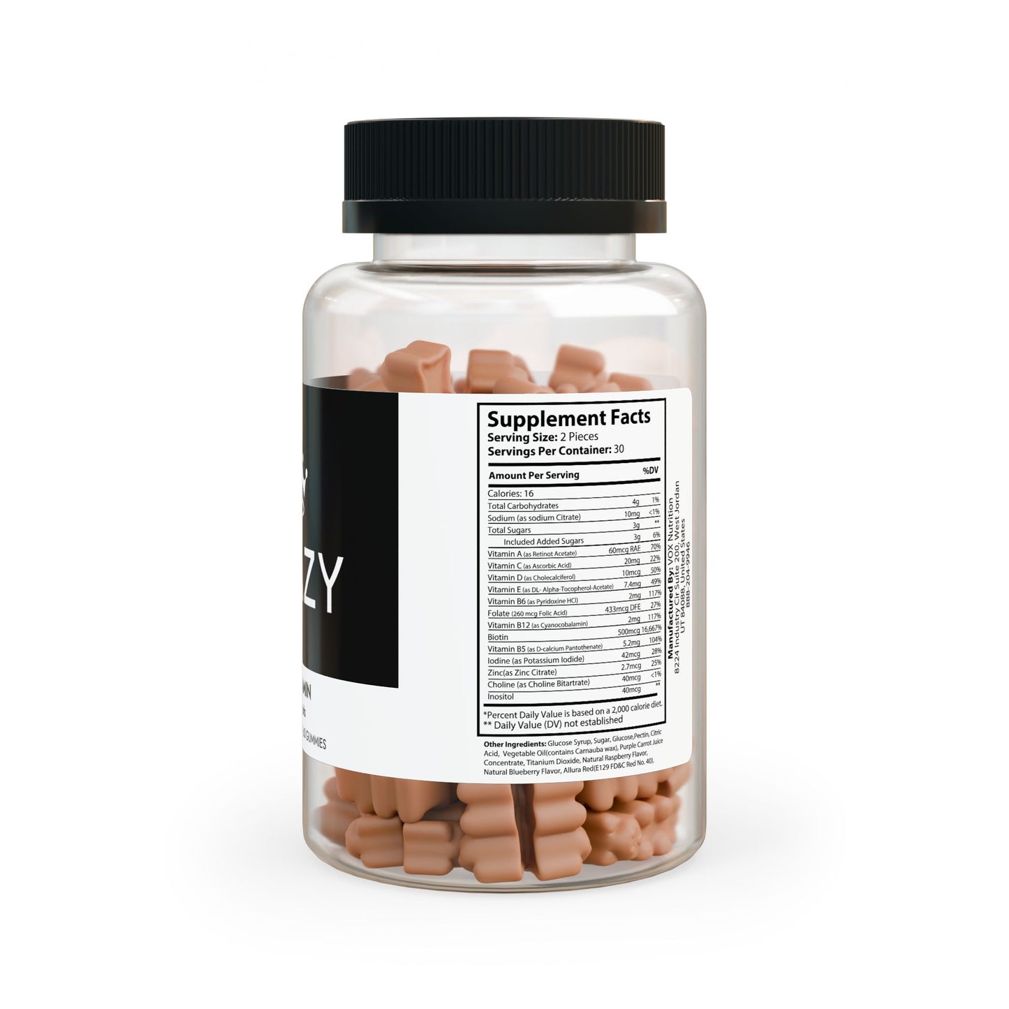 Queen Krazy's Vitamin Gummies (60 Gummies)