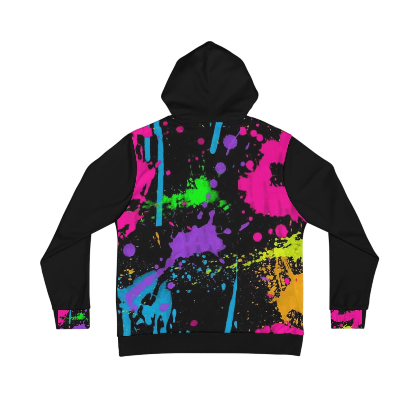 KrazyBaby425's Spray Paint Black Hood Men's Hoodie