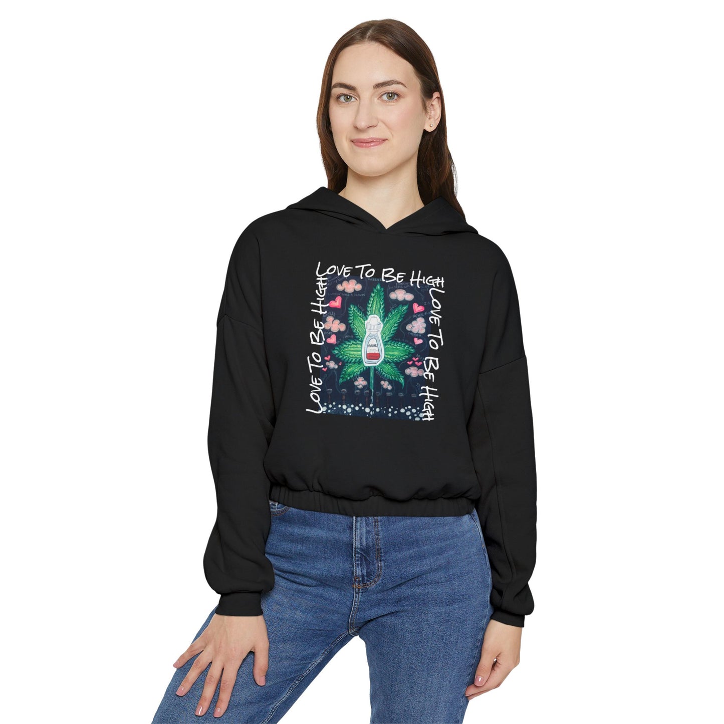 KrazyBaby425's Visine Women's Cinched Bottom Hoodie