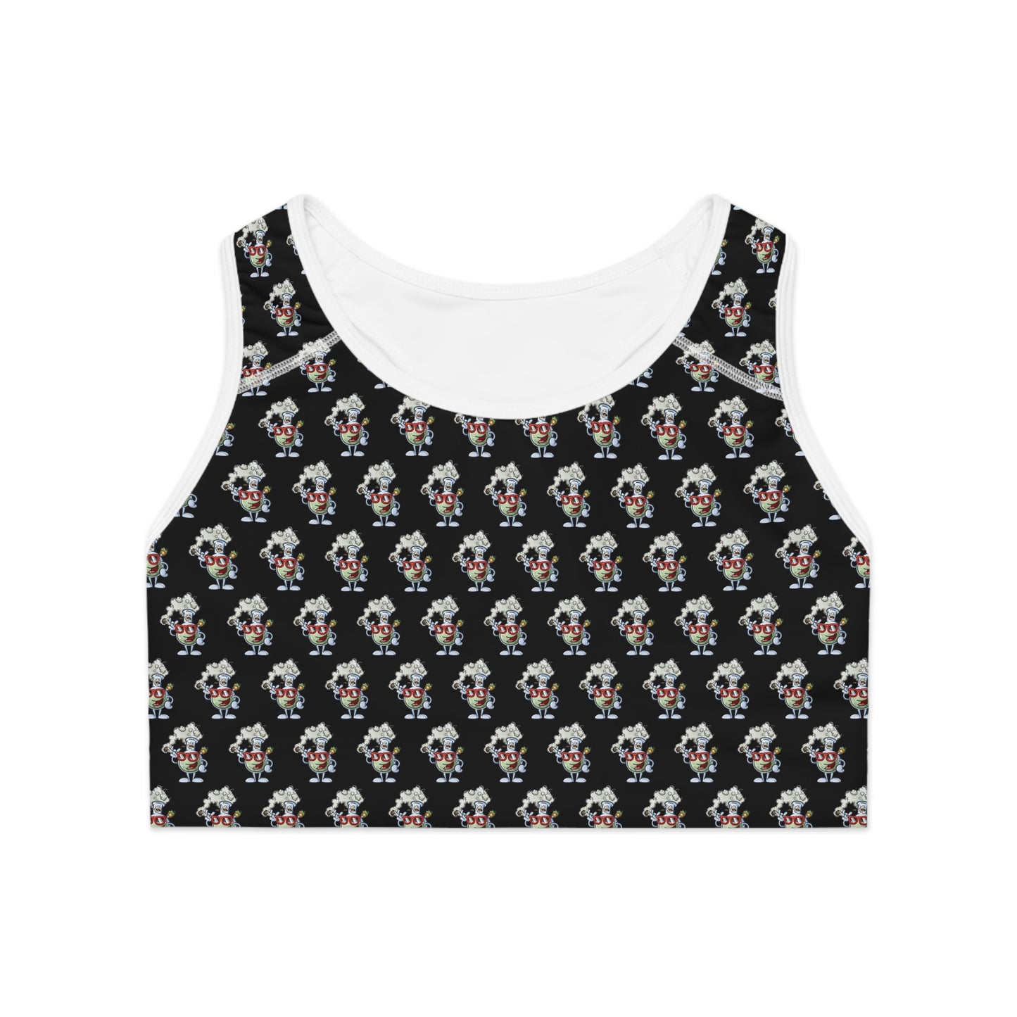 KrazyBaby425's Bong Man Sports Bra