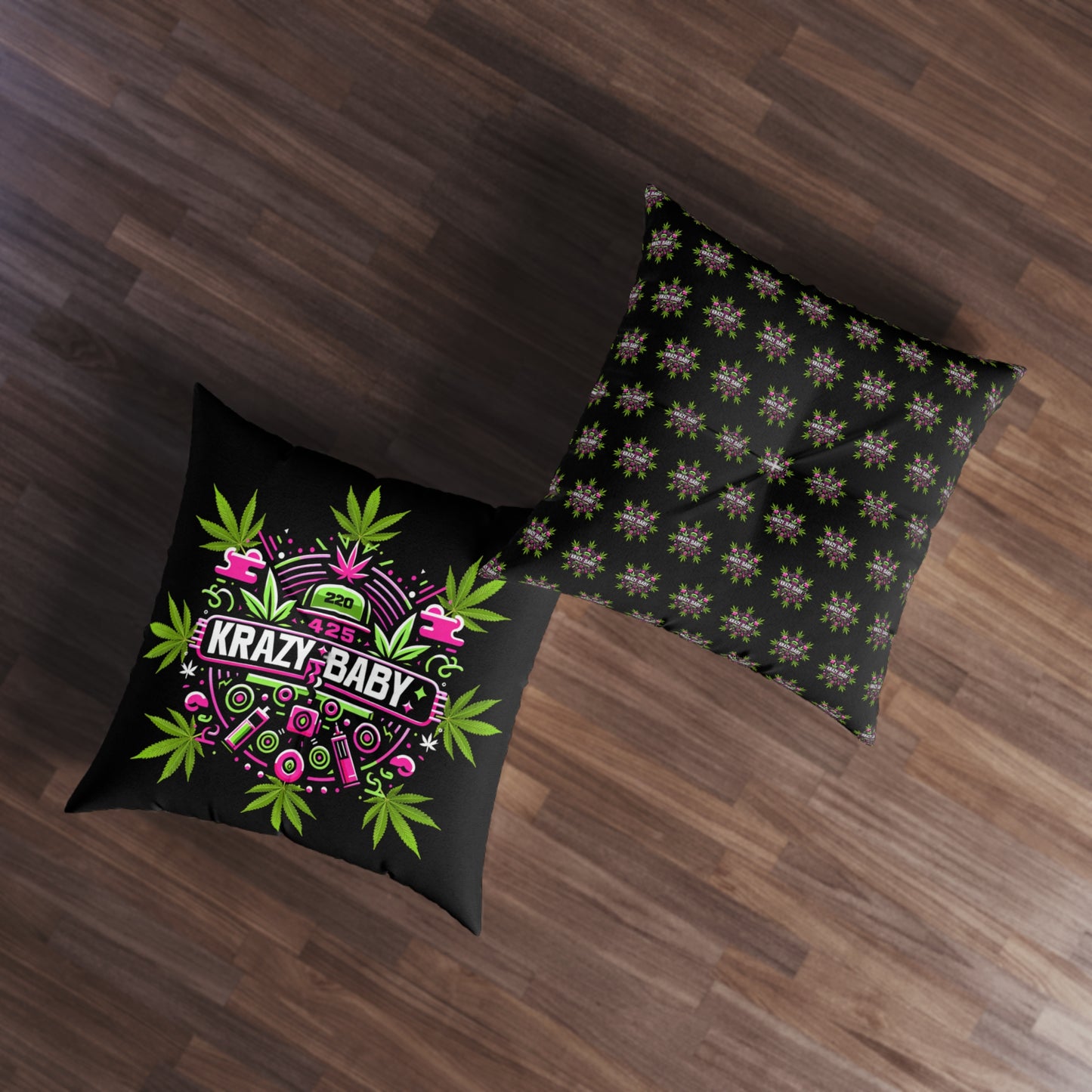 KrazyBaby425's KrazyBaby420 Tufted Floor Pillow, Square