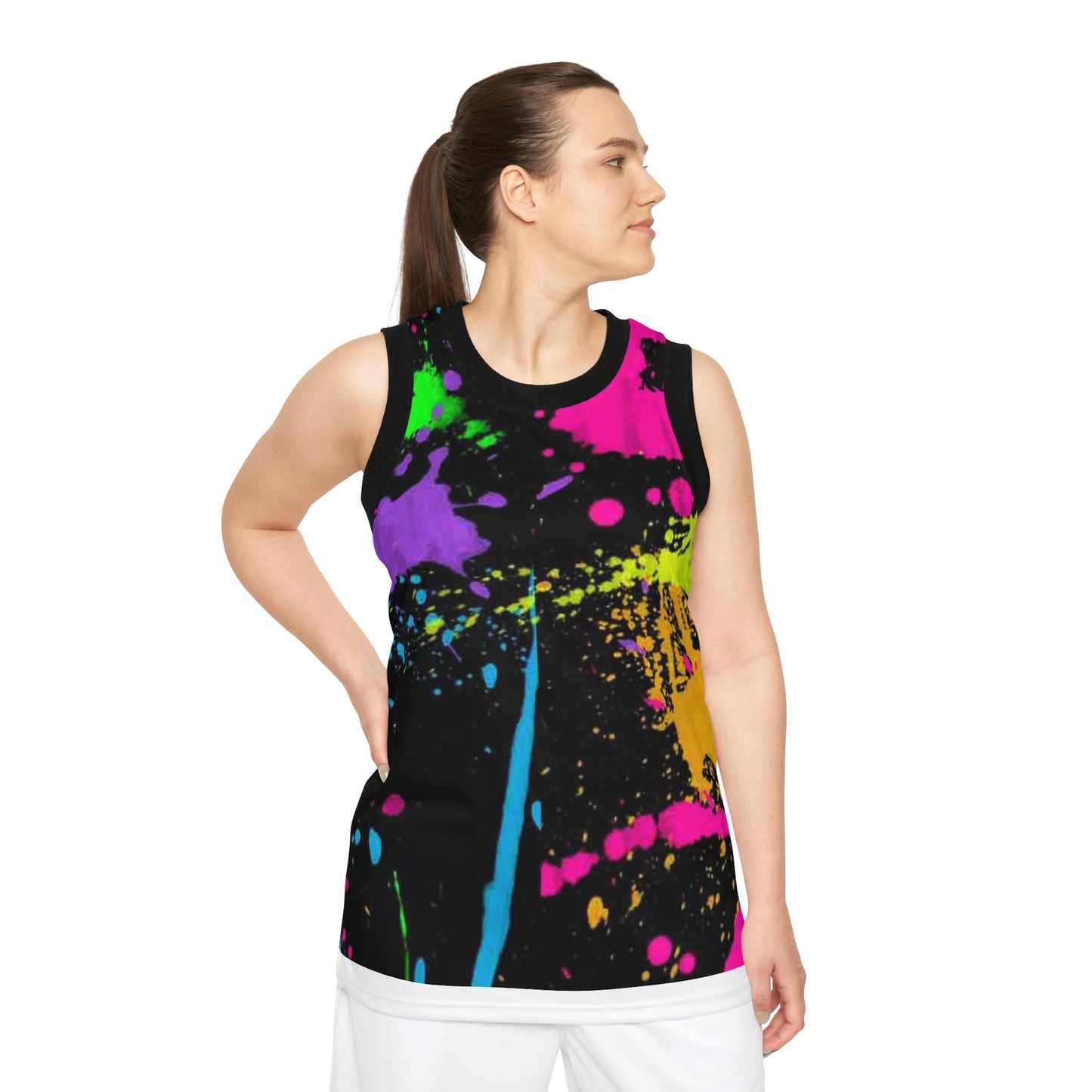 KrazyBaby425's Spray Paint Unisex Basketball Jersey