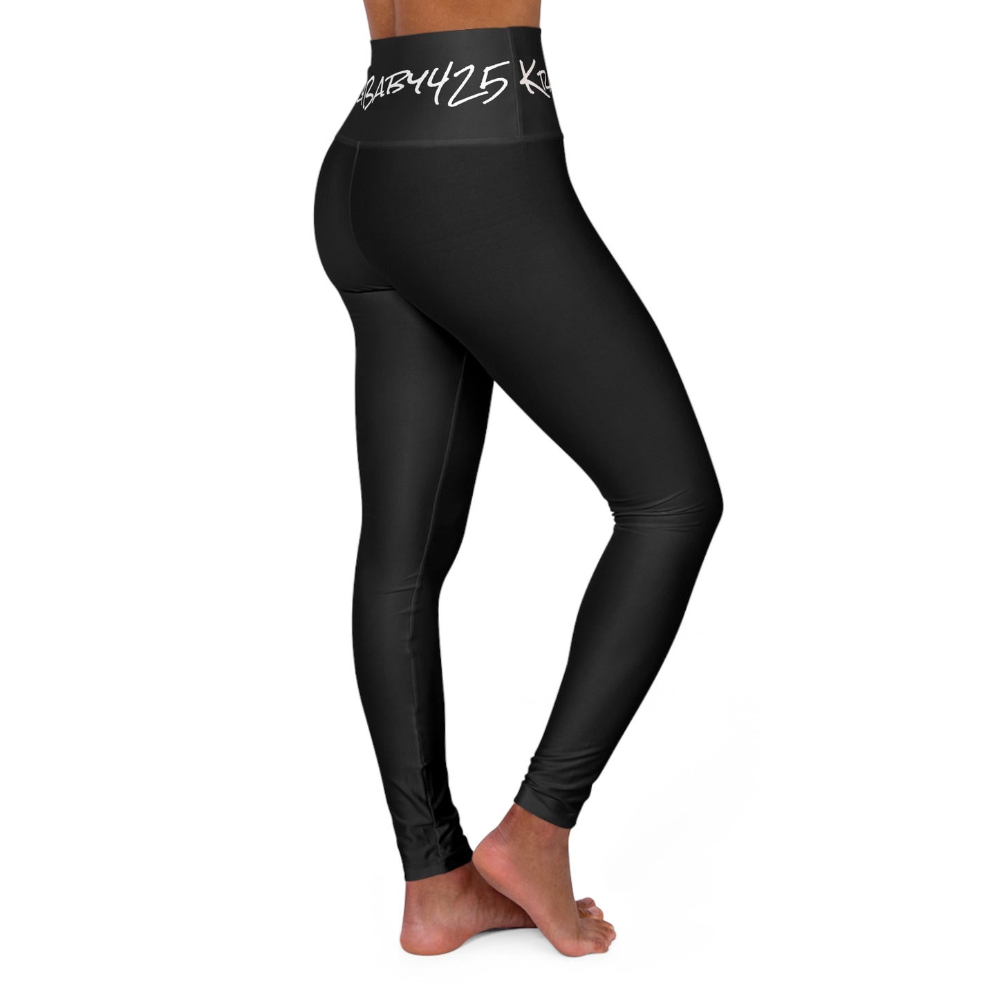 KrazyBaby425's Black High Waisted Yoga Leggings