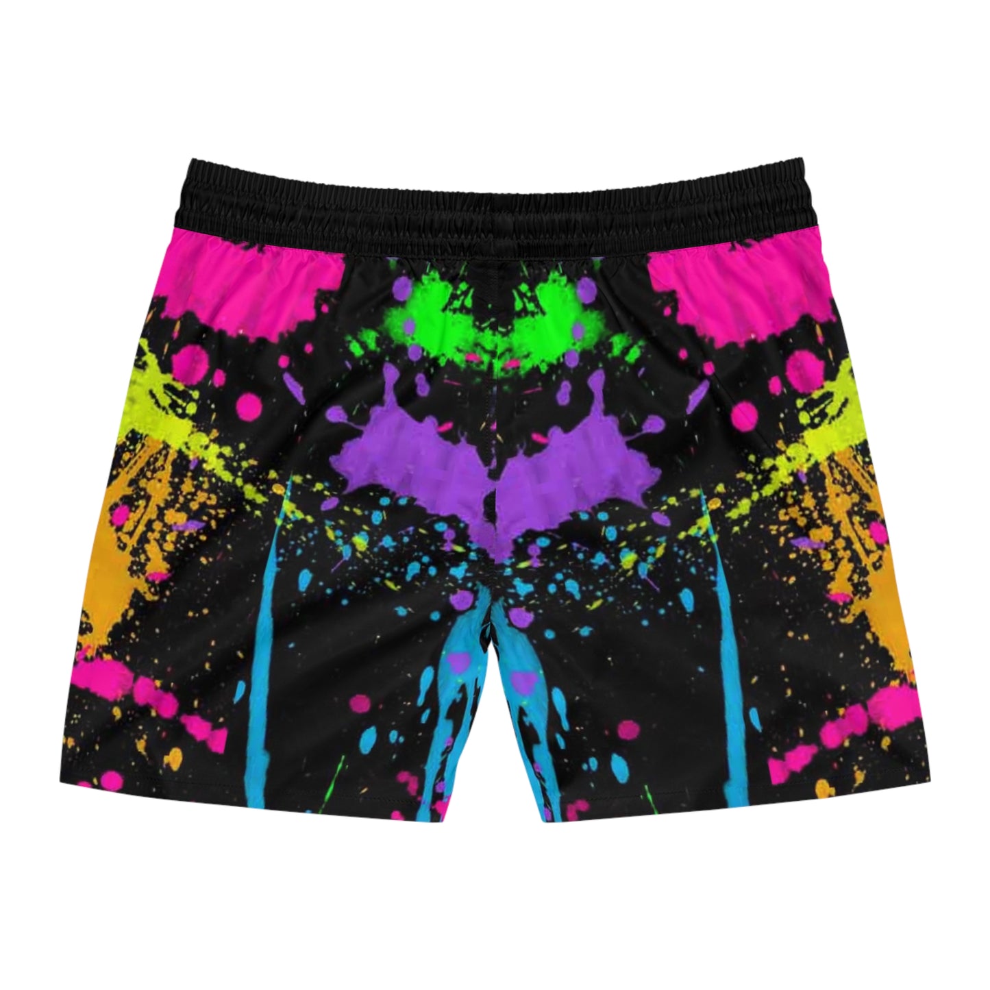 KrazyBabyy425's Spray Paint Men's Mid-Length Swim Shorts