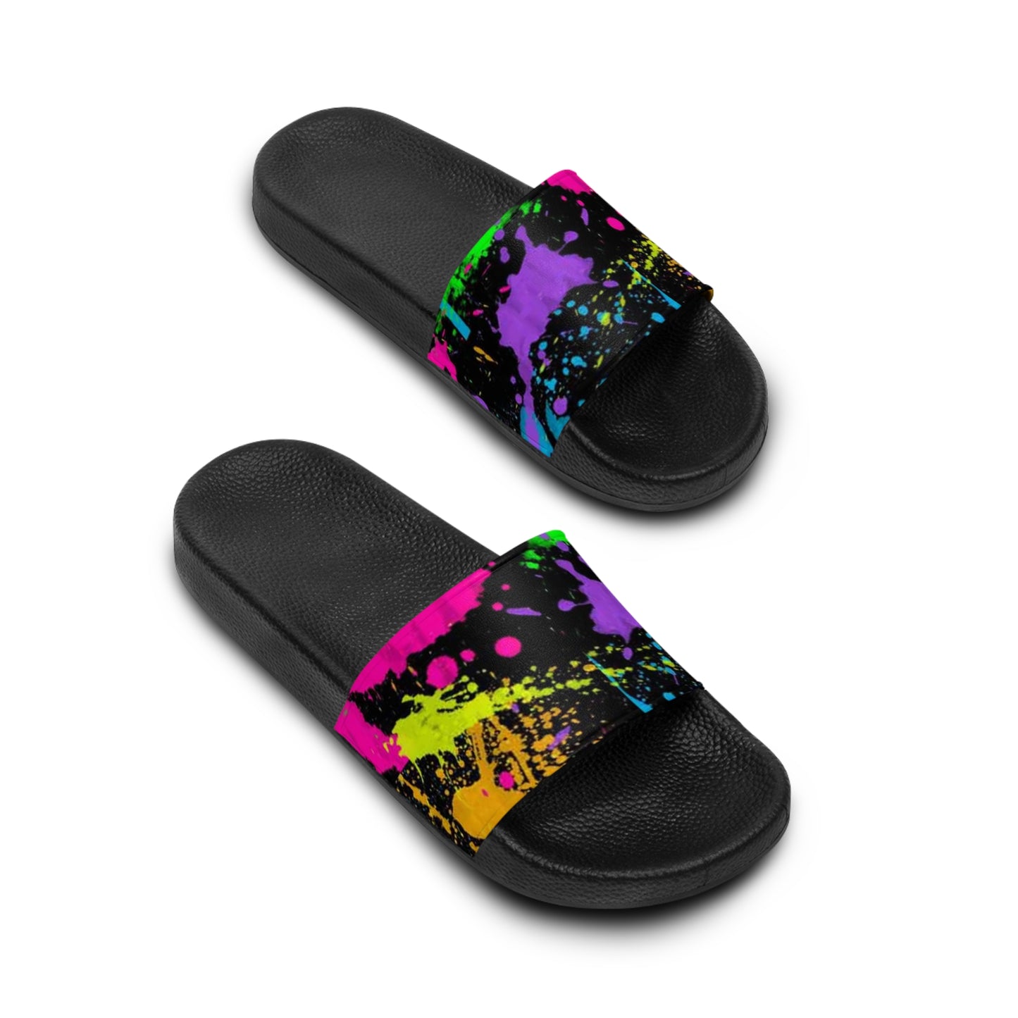 KrazyBaby425's Spray Paint Men's Slide Sandals