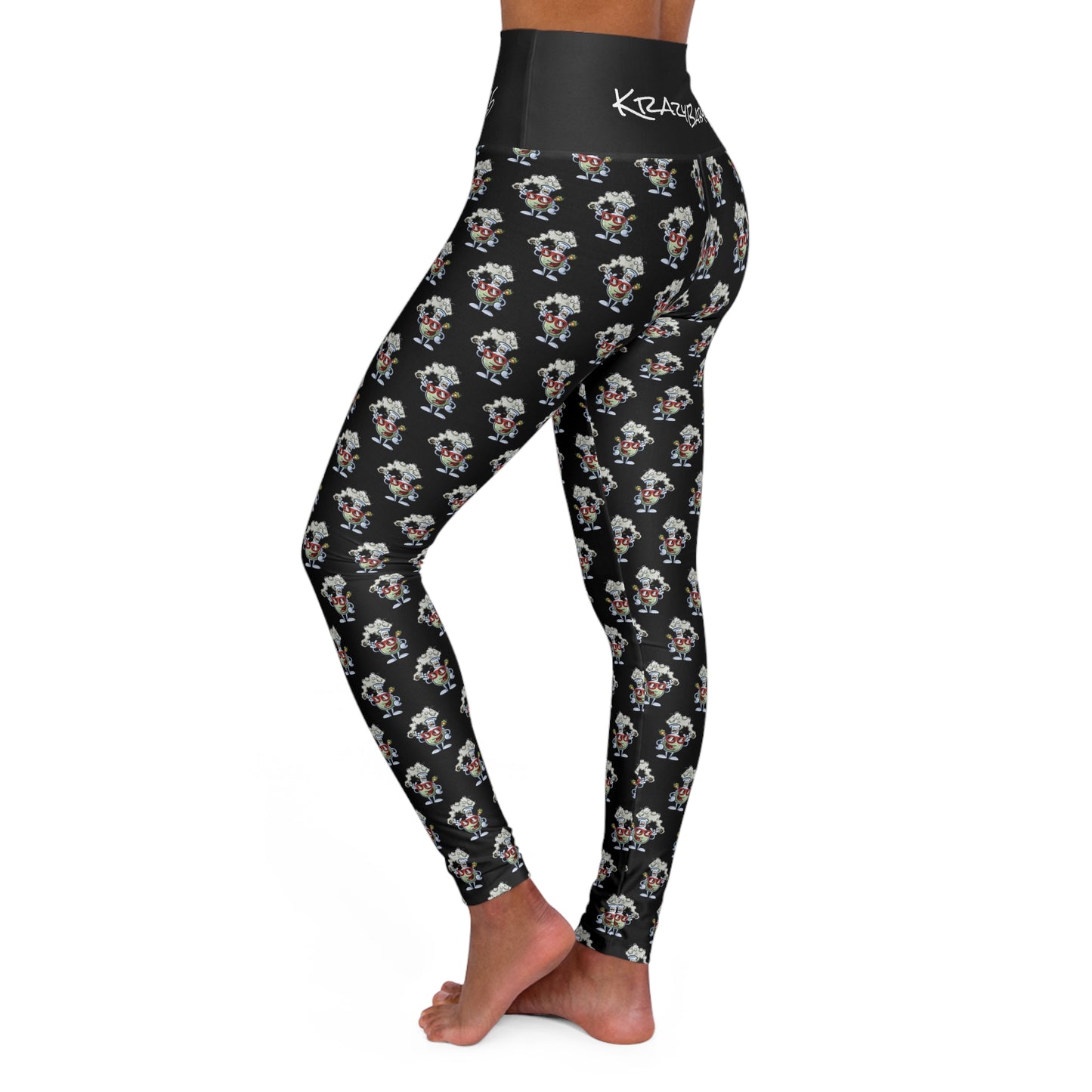 KrazyBaby425's Bong Man High Waisted Yoga Leggings