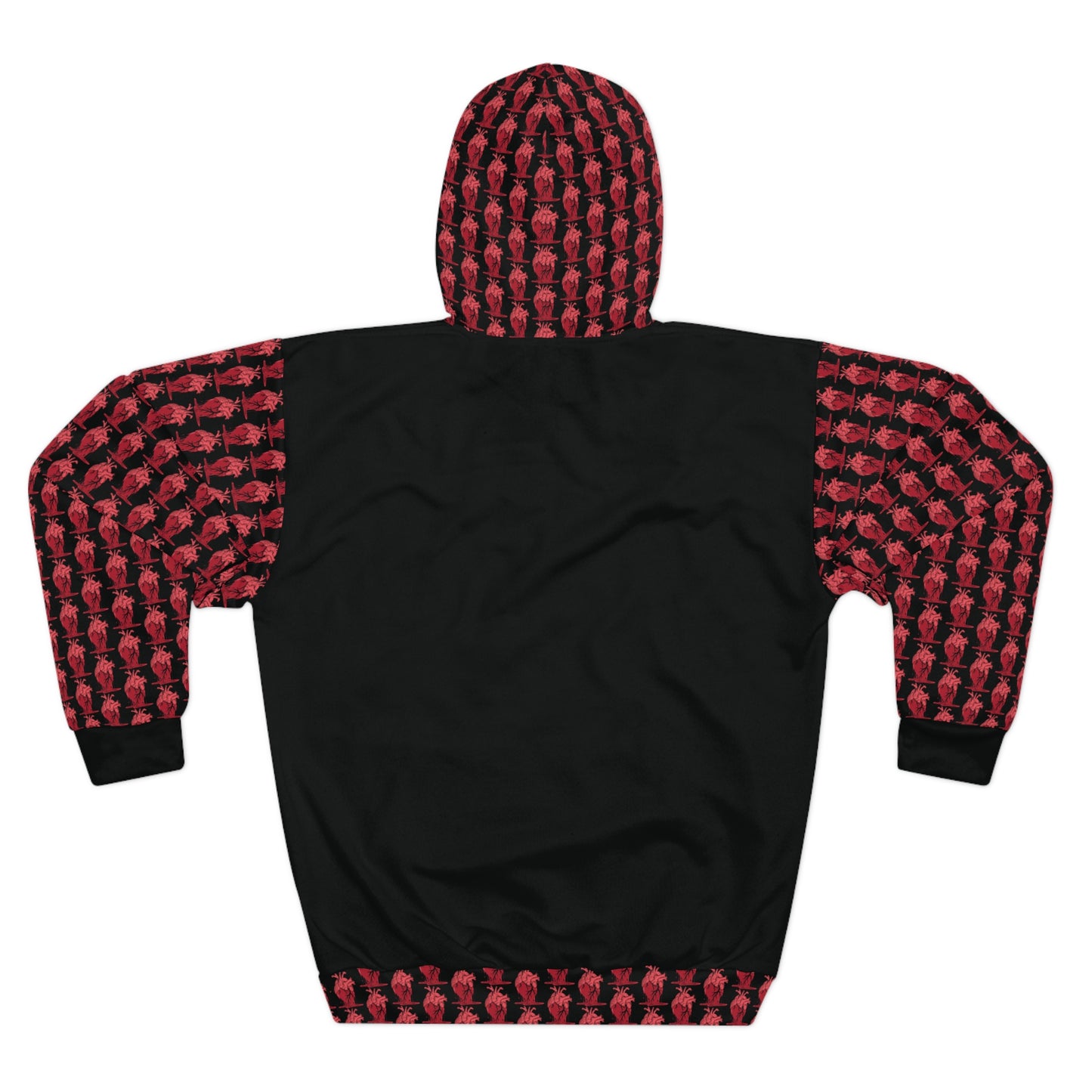 KrazyBaby425's Black Heart Melt On Pocket Unisex Pullover Hoodie