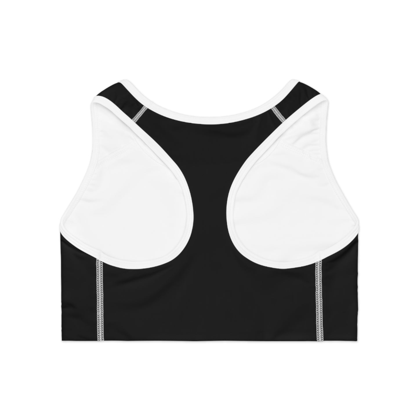 KrazyBaby425's White It's 4:20 Somewhere Sports Bra