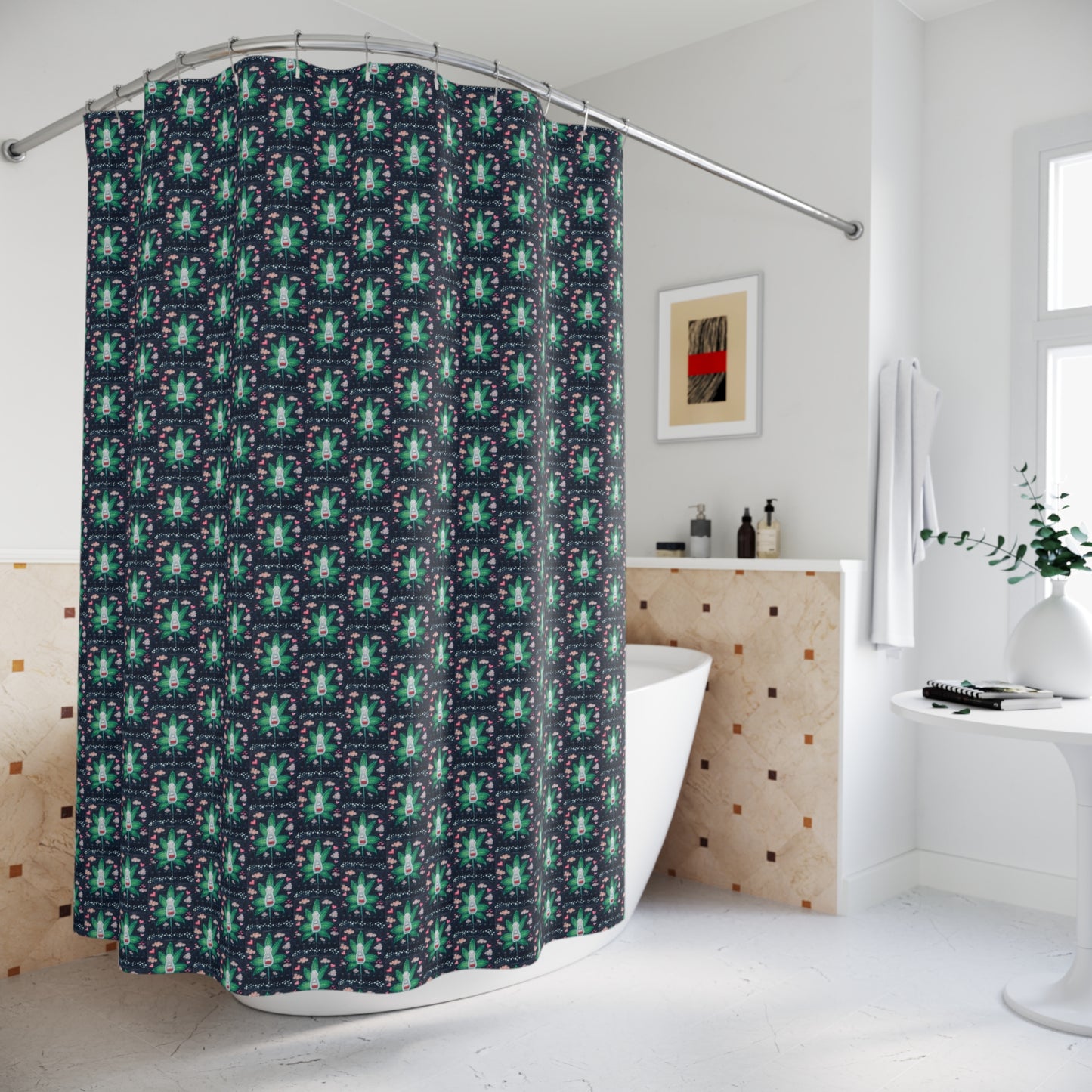 KrazyBaby425's Visine Shower Curtains