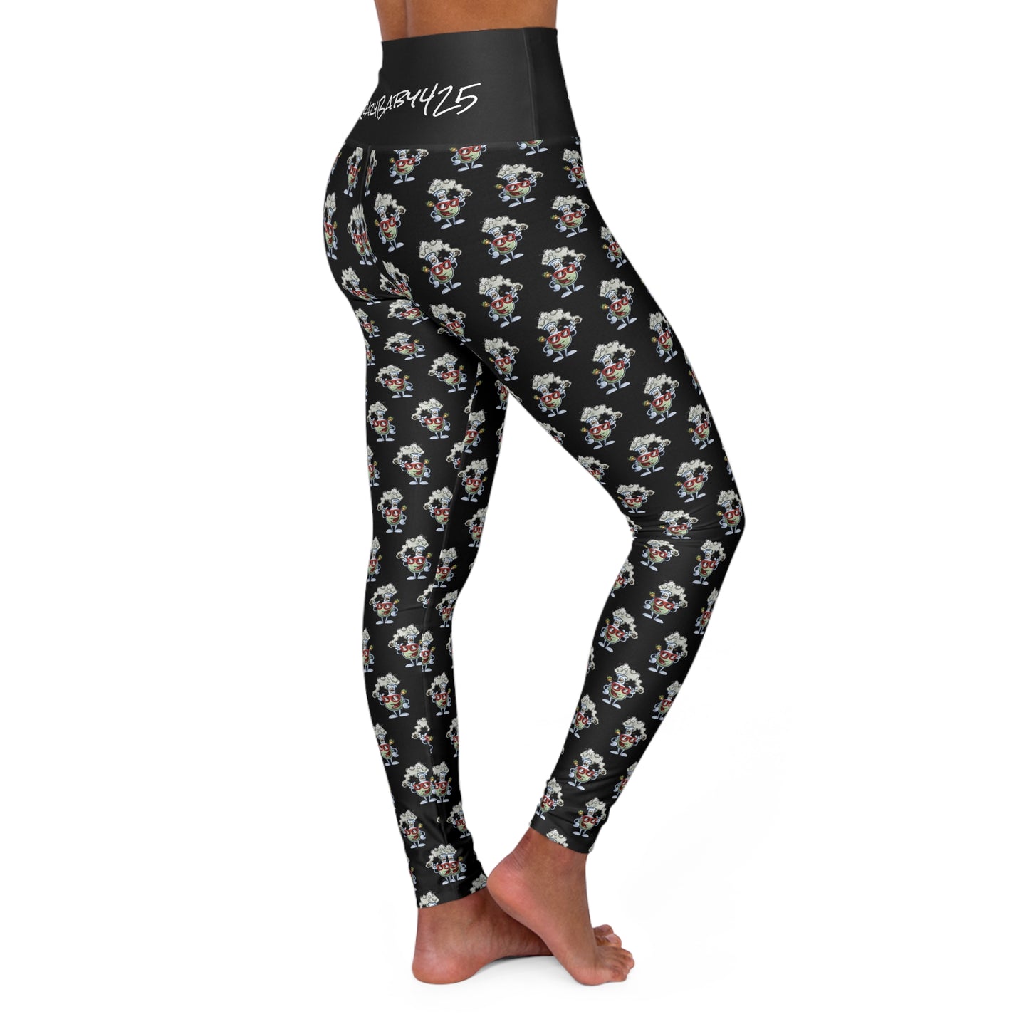 KrazyBaby425's Bong Man High Waisted Yoga Leggings