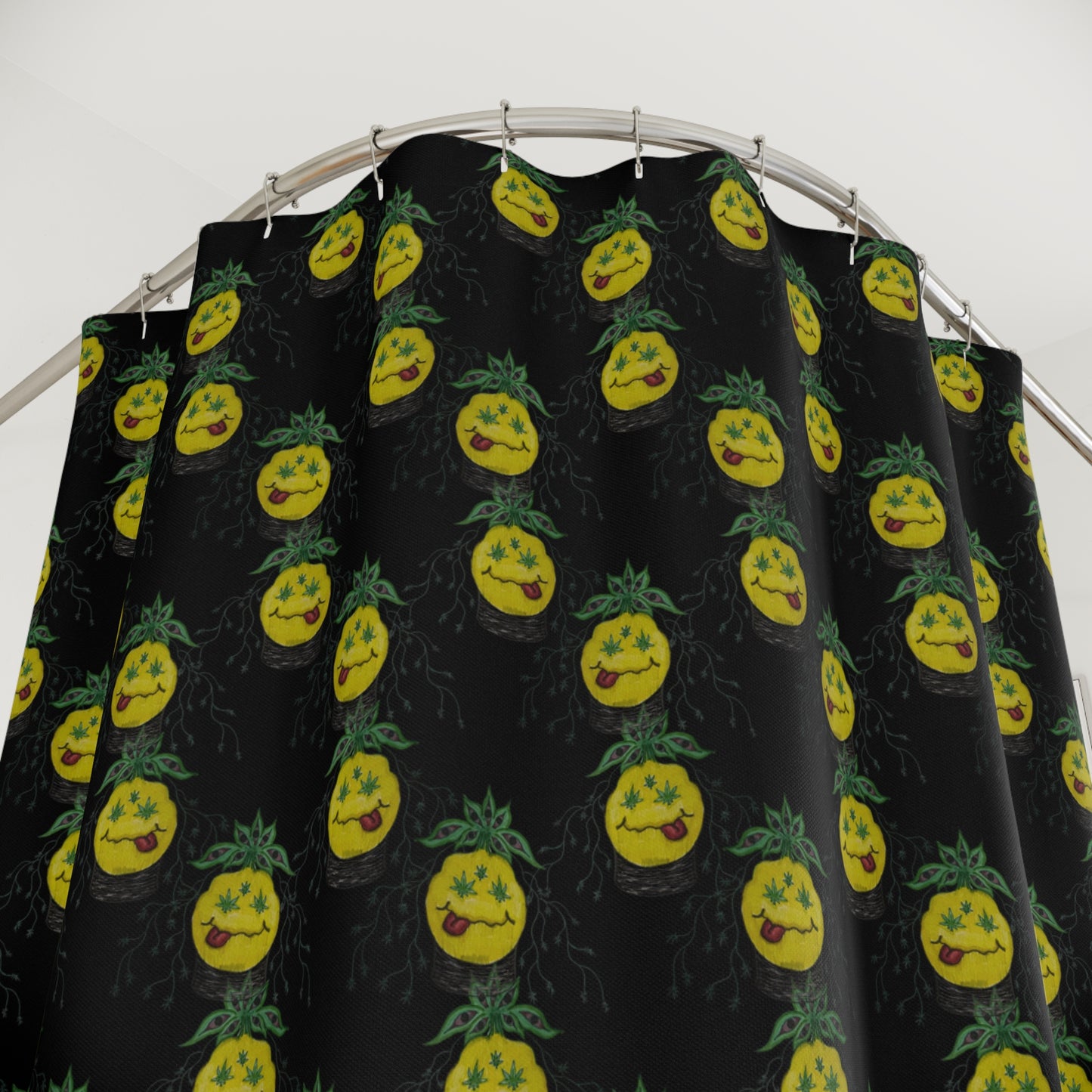 KrazyBaby425's Smiley Face Shower Curtains
