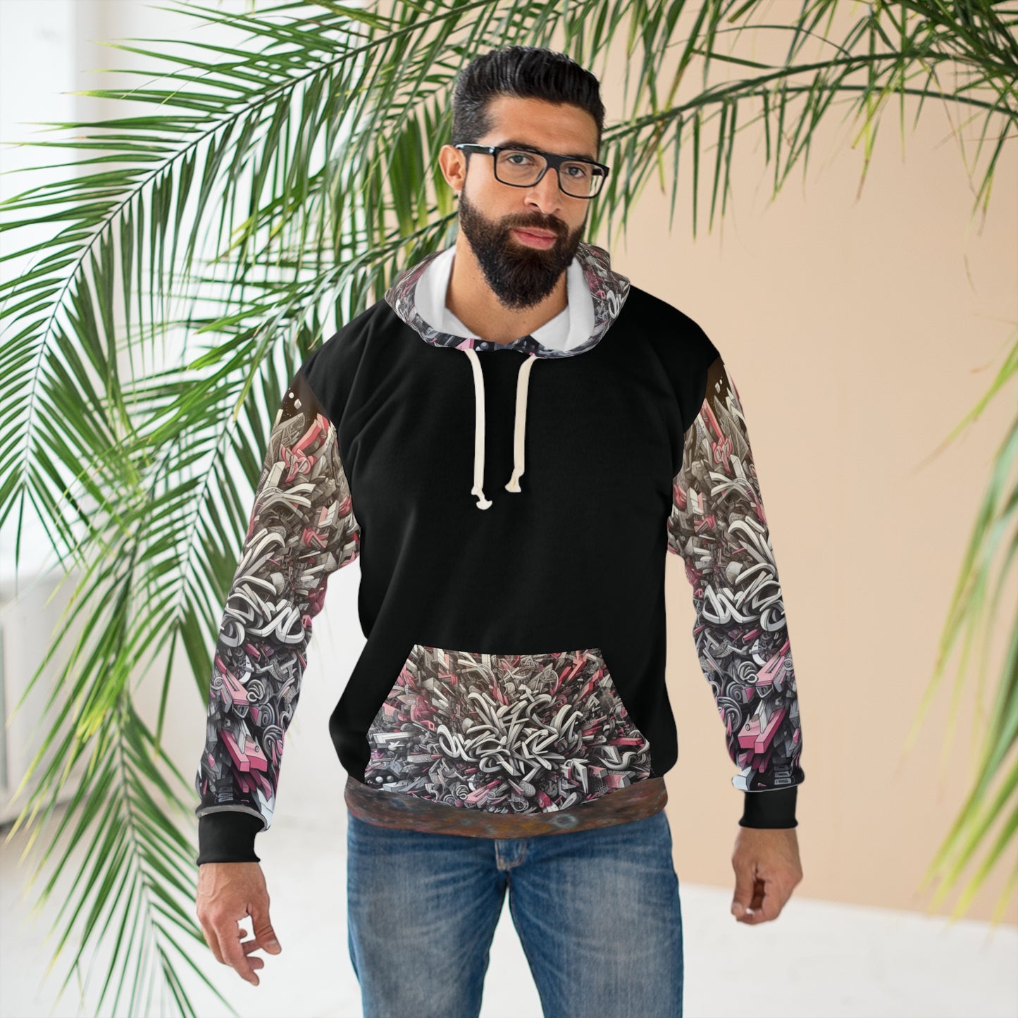 KrazyBaby425's Inverted Graffiti Unisex Pullover Hoodie