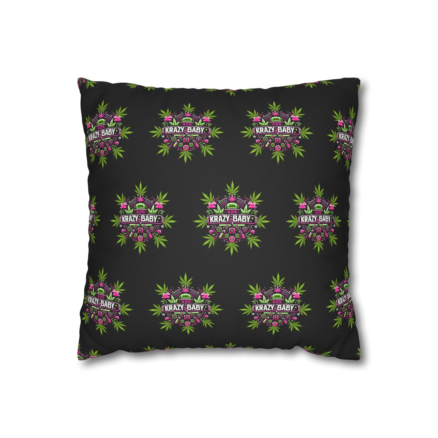KrazyBaby425's KrazyBaby420 Faux Suede Square Pillowcase