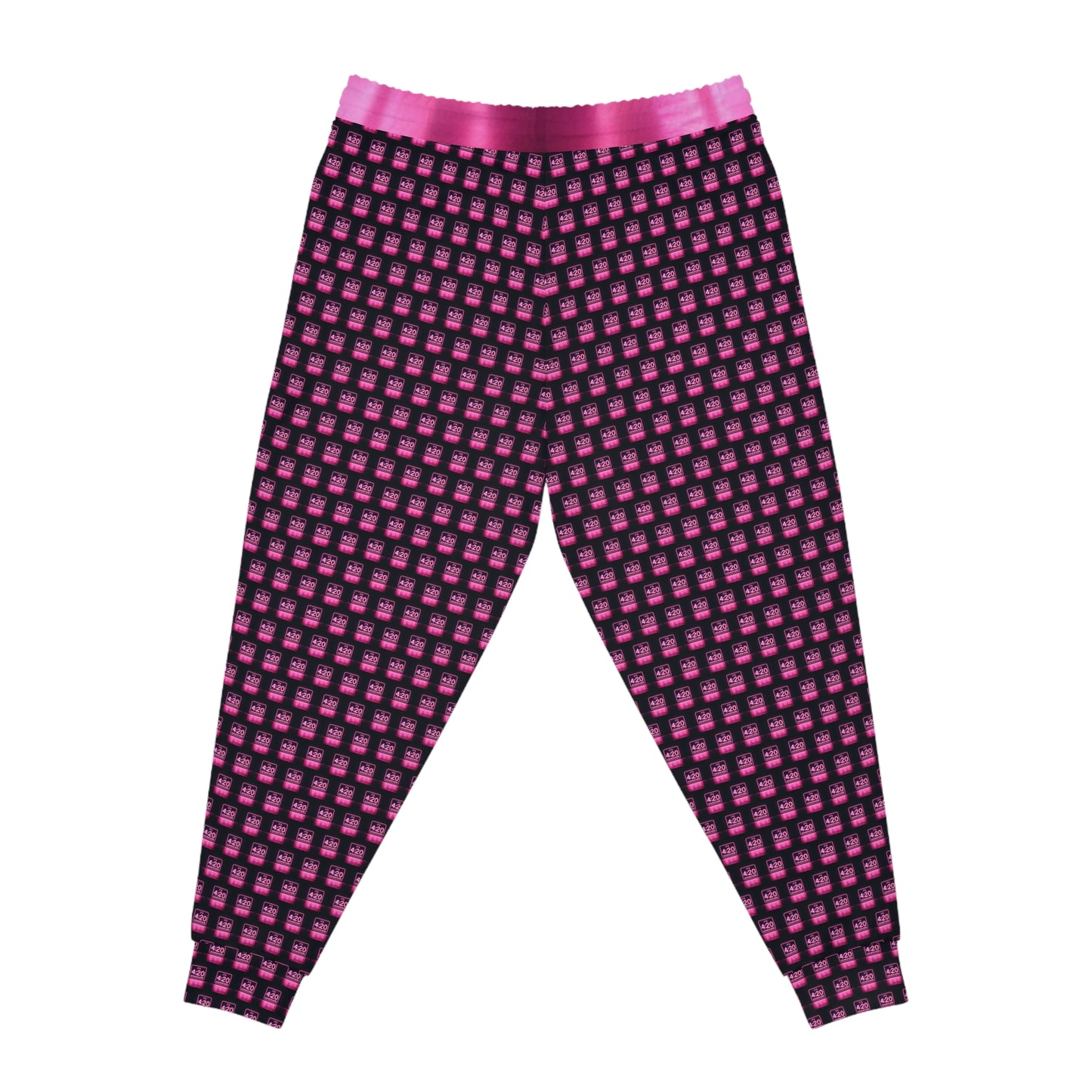 KrazyBaby425's Pink It's 4:20 Somewhere Sign Athletic Joggers