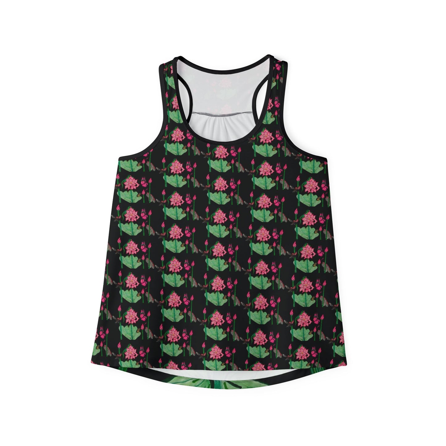 KrazyBaby425's Pink N Green Stylish Women's Tank Top