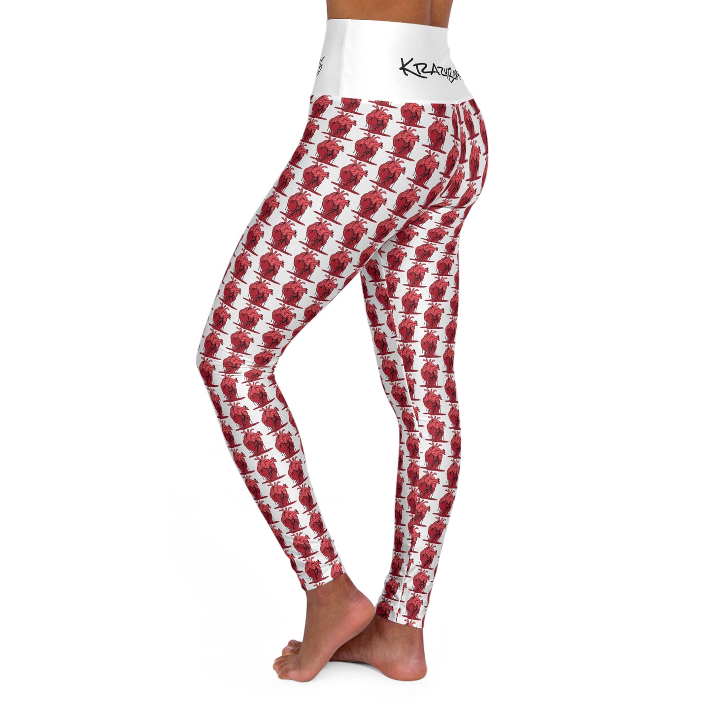 KrazyBaby425's Heart Melt High Waisted Yoga Leggings