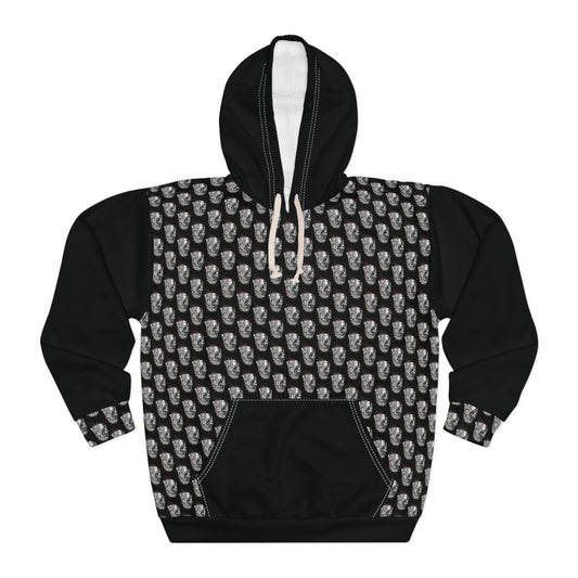 KrazyBaby425's DKB Skull Cuff Unisex Pullover Hoodie