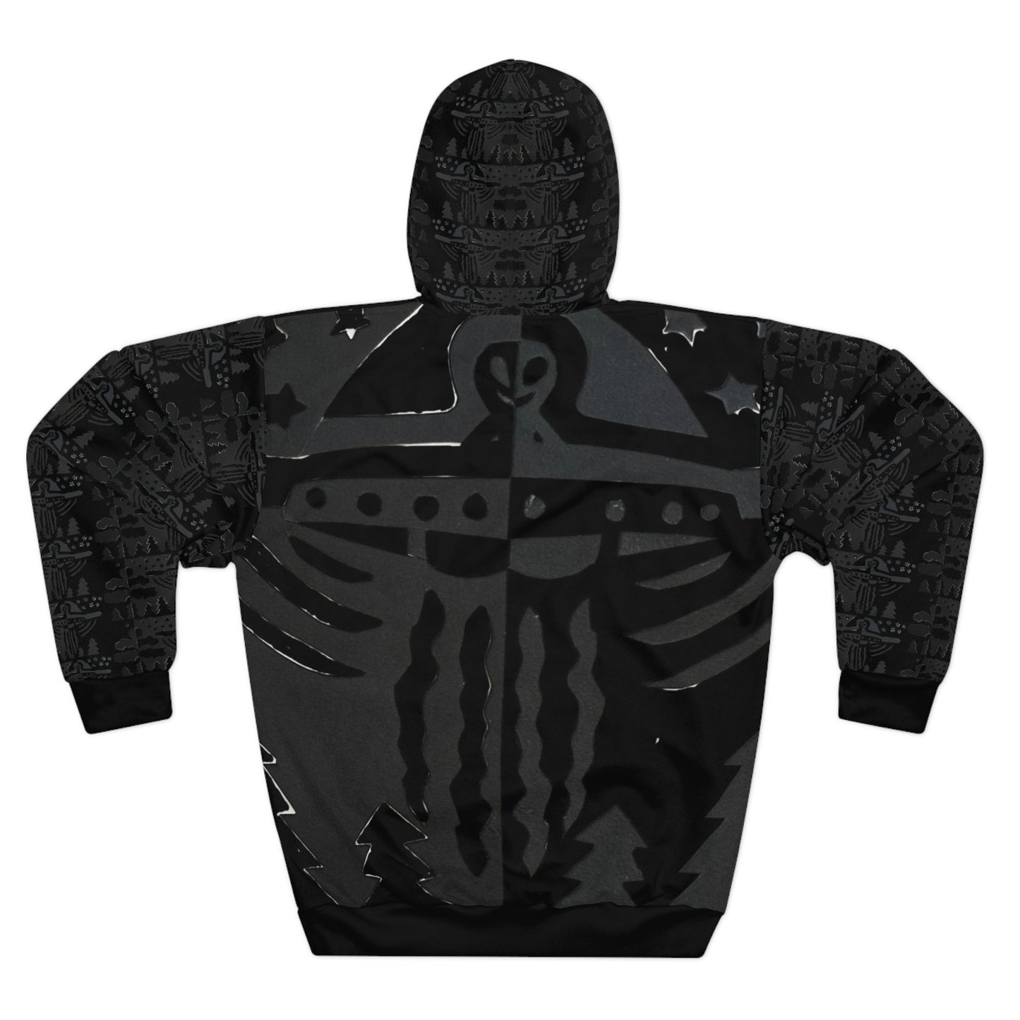 KrazyBaby425's Black Ayyy-Lien Unisex Pullover Hoodie